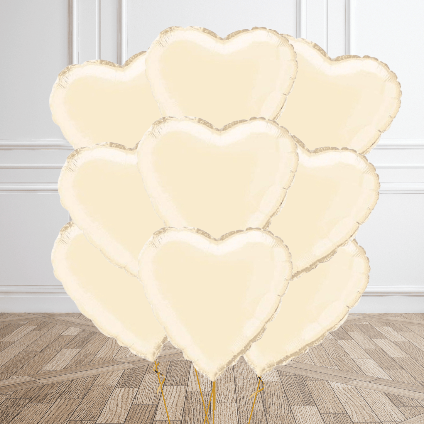 18 - Inch Ivory Heart Foil Balloon | The Party Hut