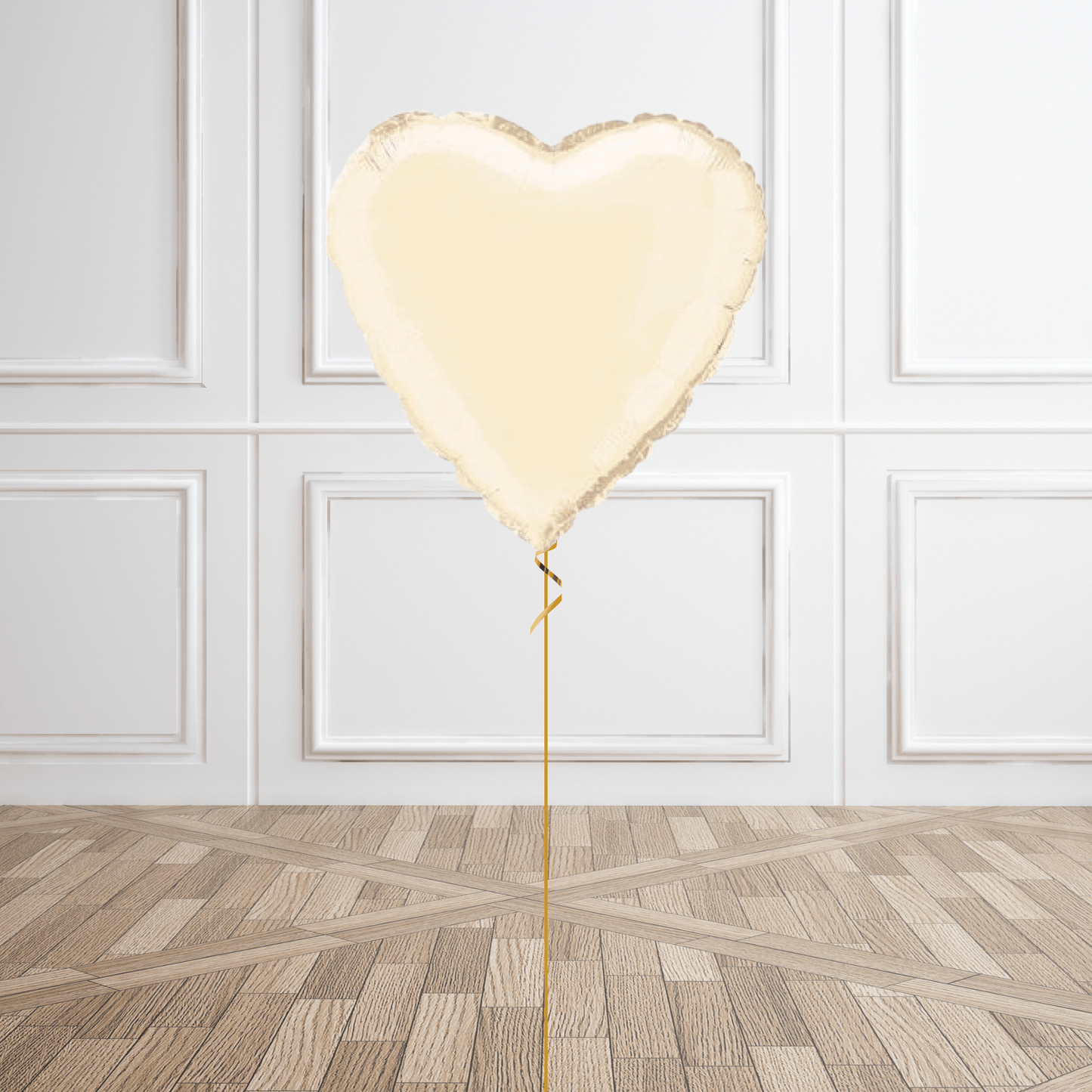 18 - Inch Ivory Heart Foil Balloon | The Party Hut