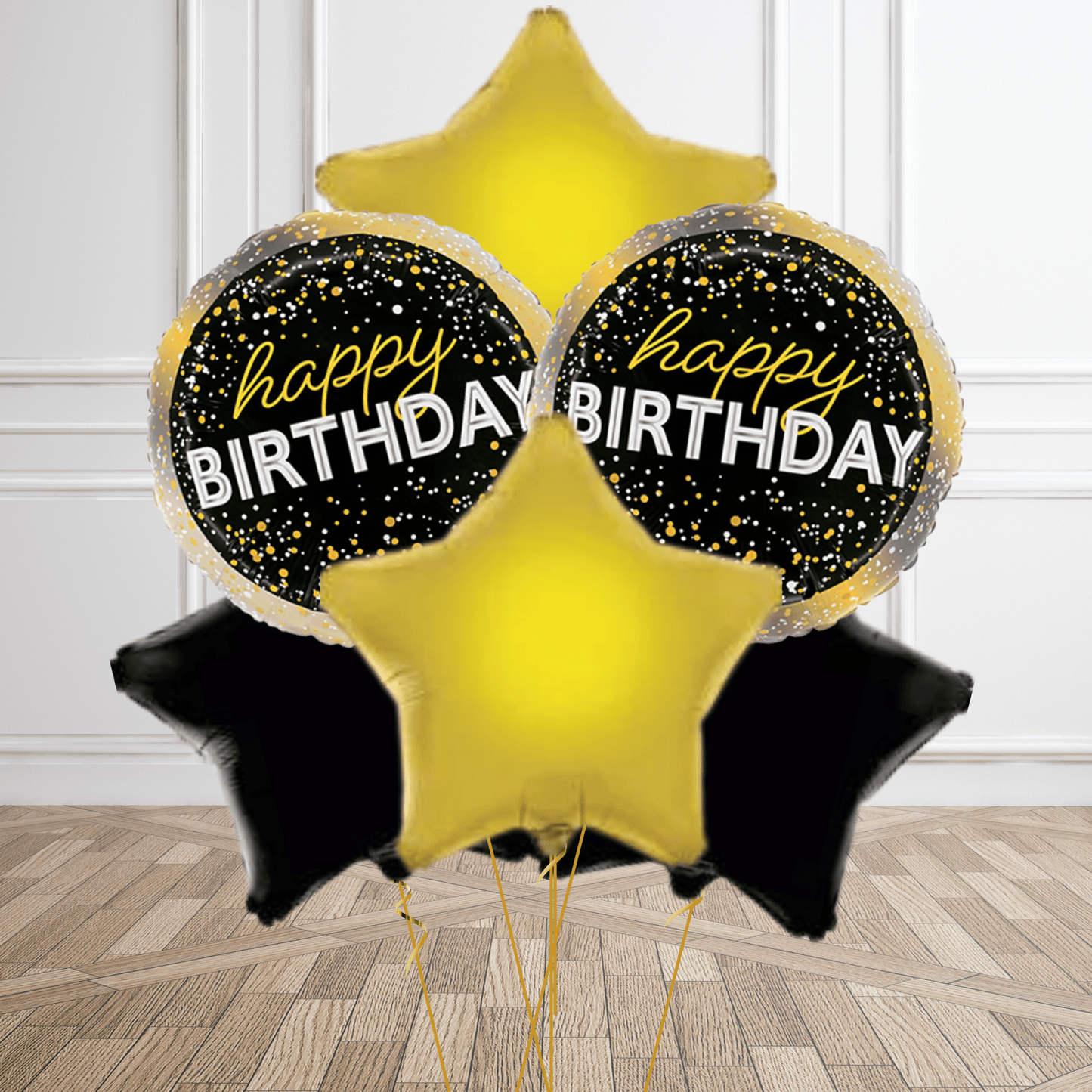 18 - Inch Metallic Birthday Party Foil Balloon Package | The Party Hut