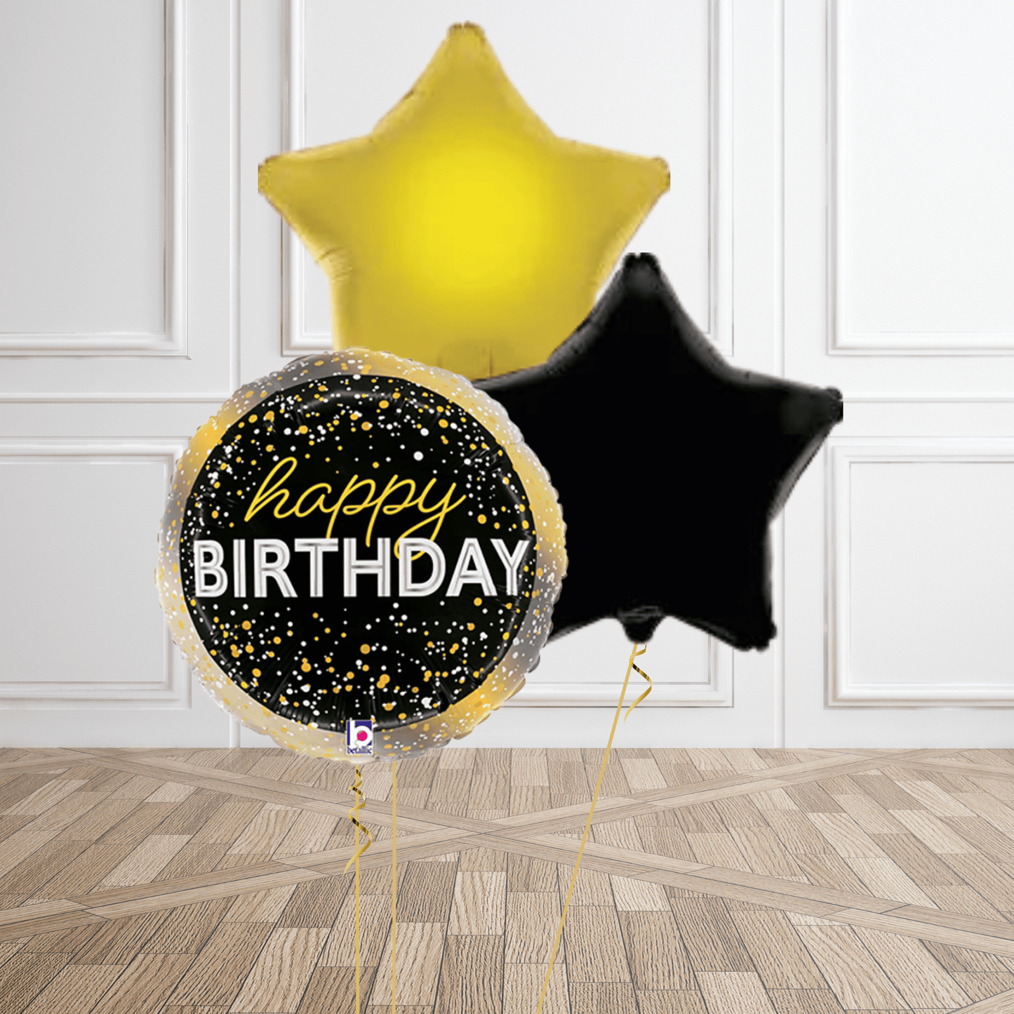 18 - Inch Metallic Birthday Party Foil Balloon Package | The Party Hut