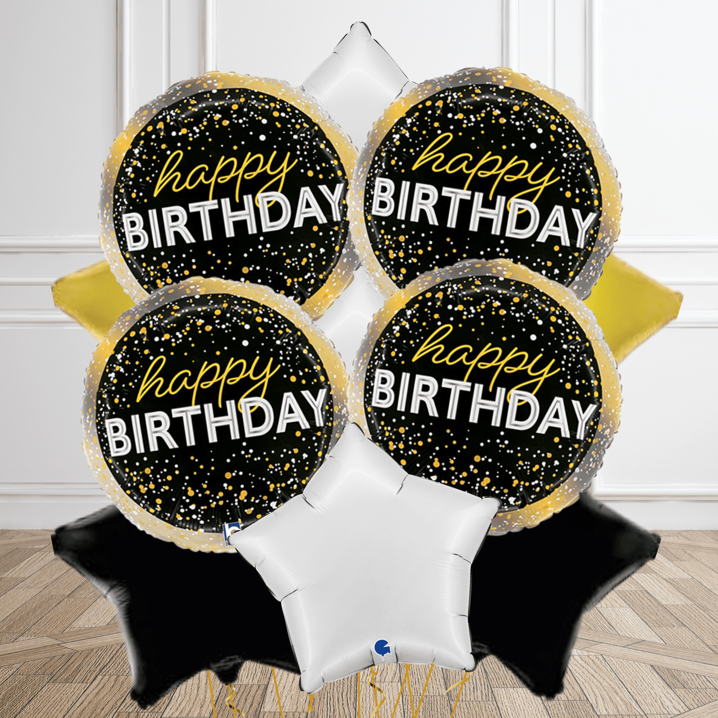 18 - Inch Metallic Birthday Party Foil Balloon Package | The Party Hut