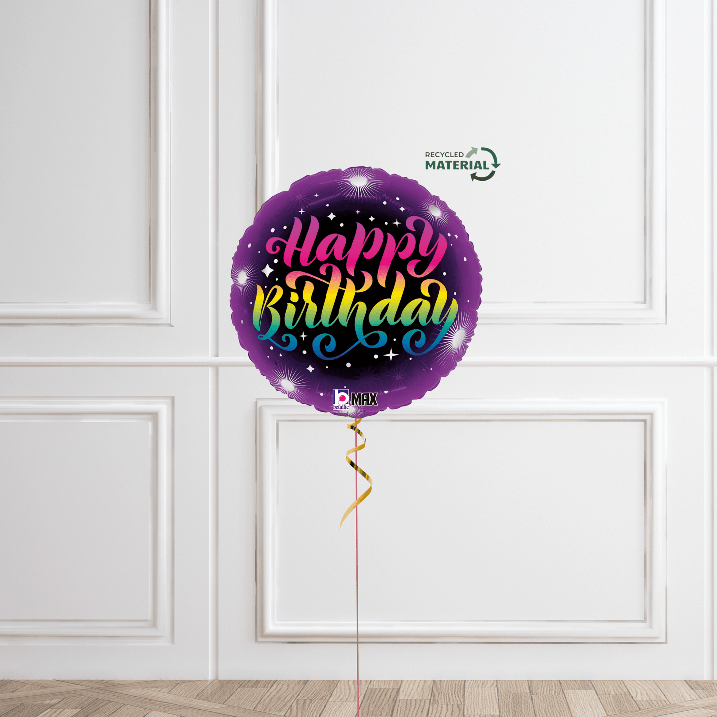 18 - Inch Neon Birthday Lilac Helium Balloon – Bright and Fun Party Decor | The Party Hut