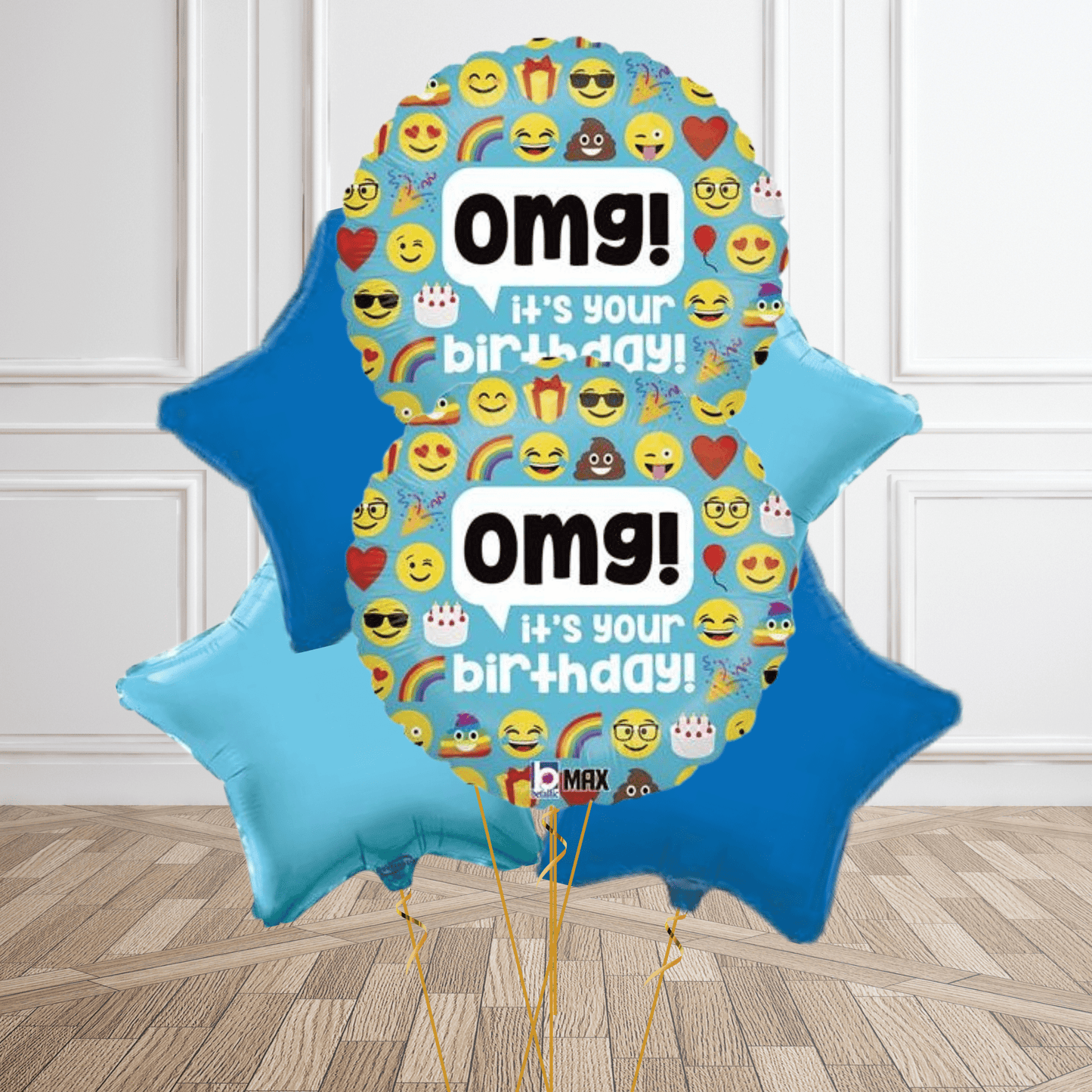 18 - Inch OMG Emoji Birthday Foil Balloon | The Party Hut