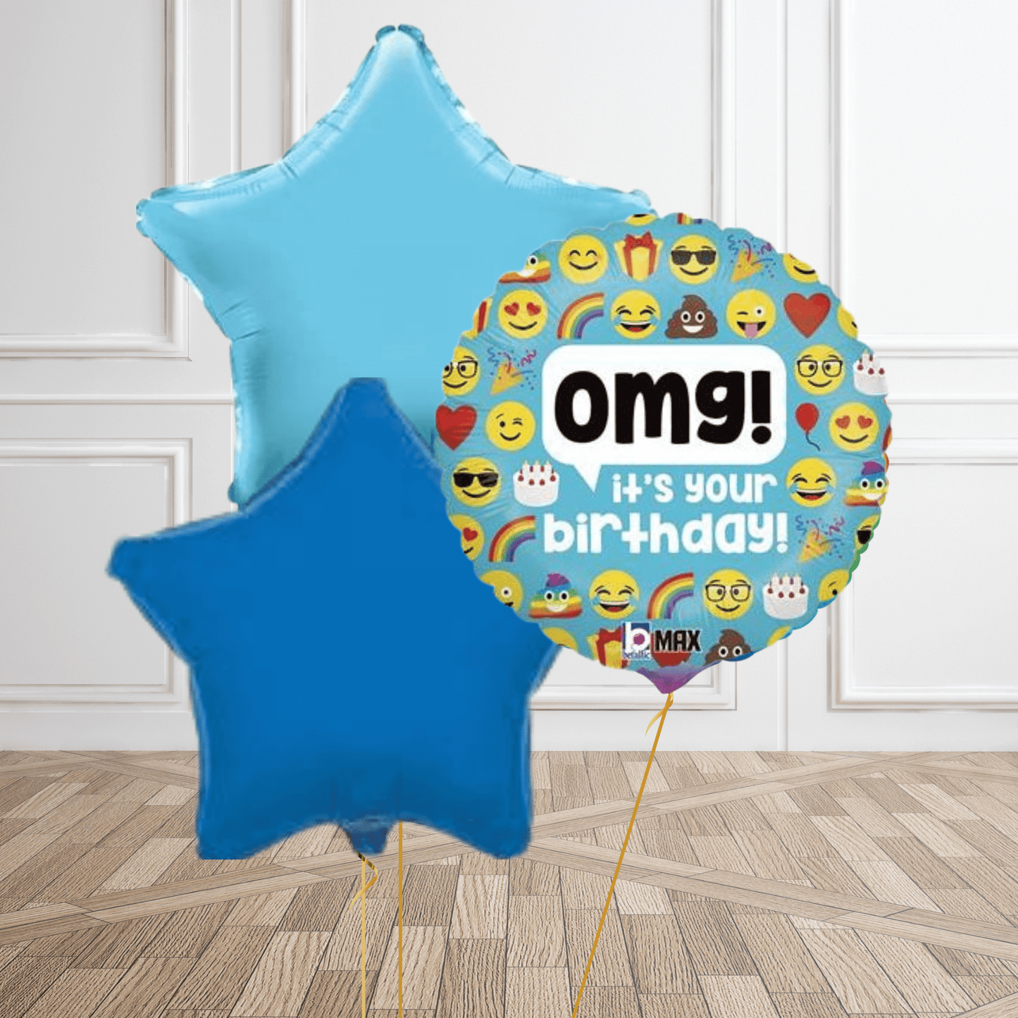 18 - Inch OMG Emoji Birthday Foil Balloon | The Party Hut