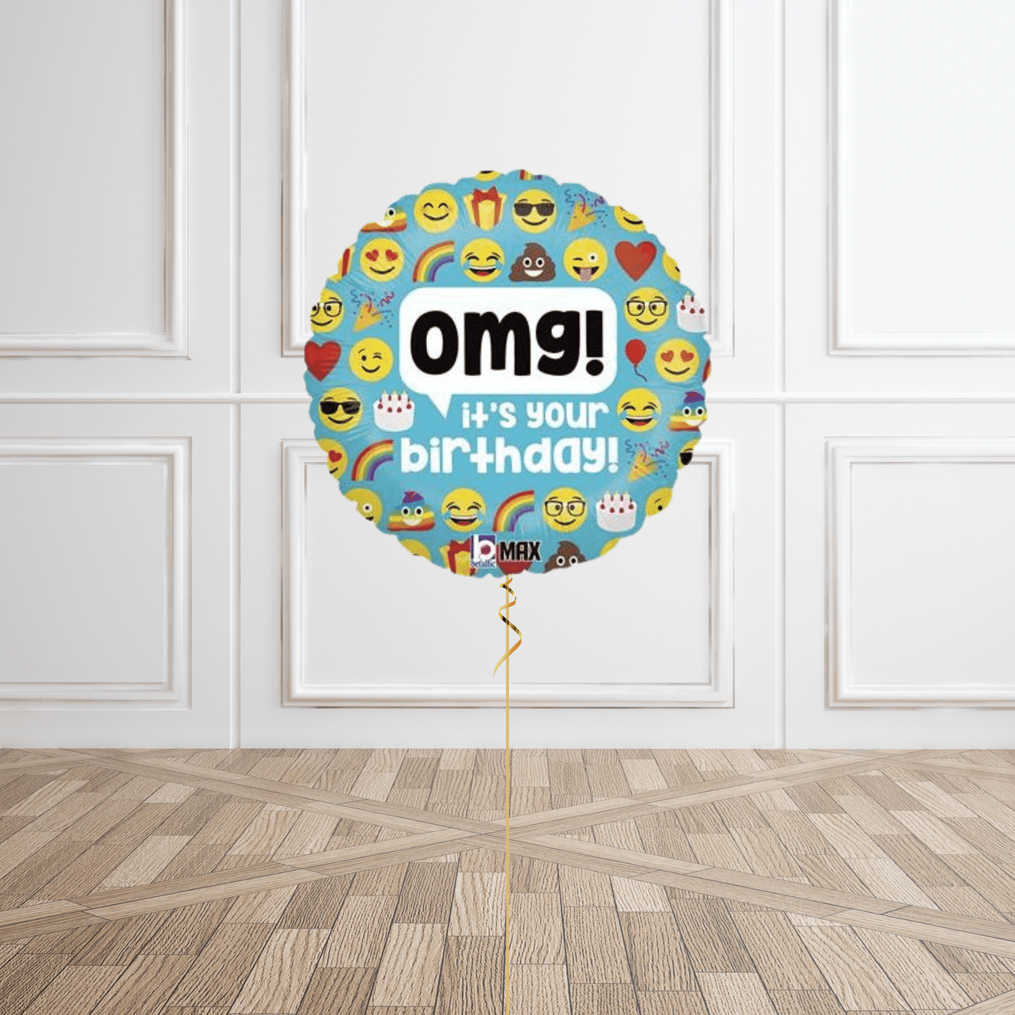 18 - Inch OMG Emoji Birthday Foil Balloon | The Party Hut