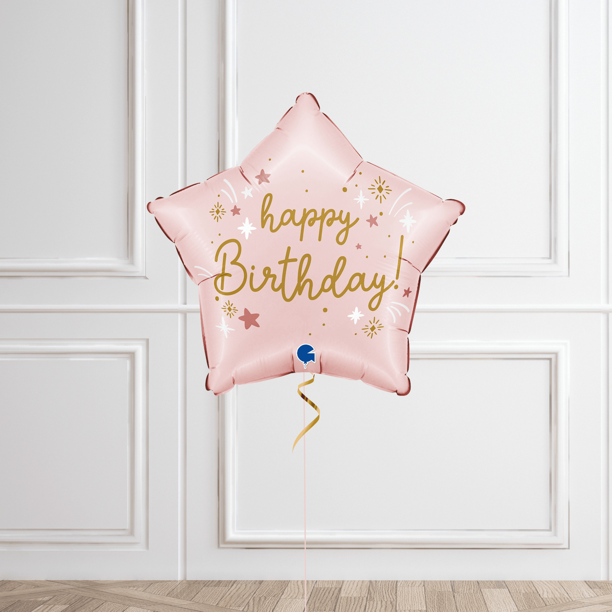 18-Inch Pink Birthday Balloon – Elegant Helium Party Decoration