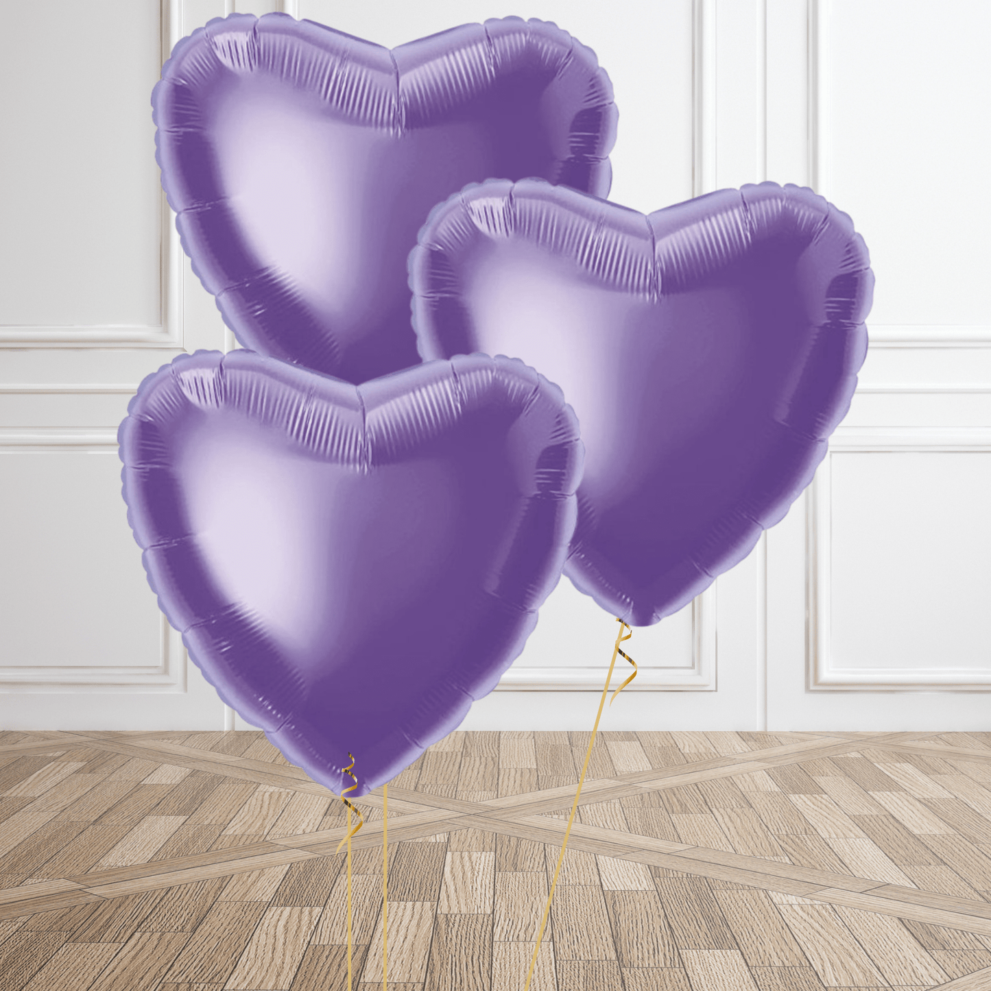 18 - Inch Solid Lavender Heart Foil Balloon | The Party Hut