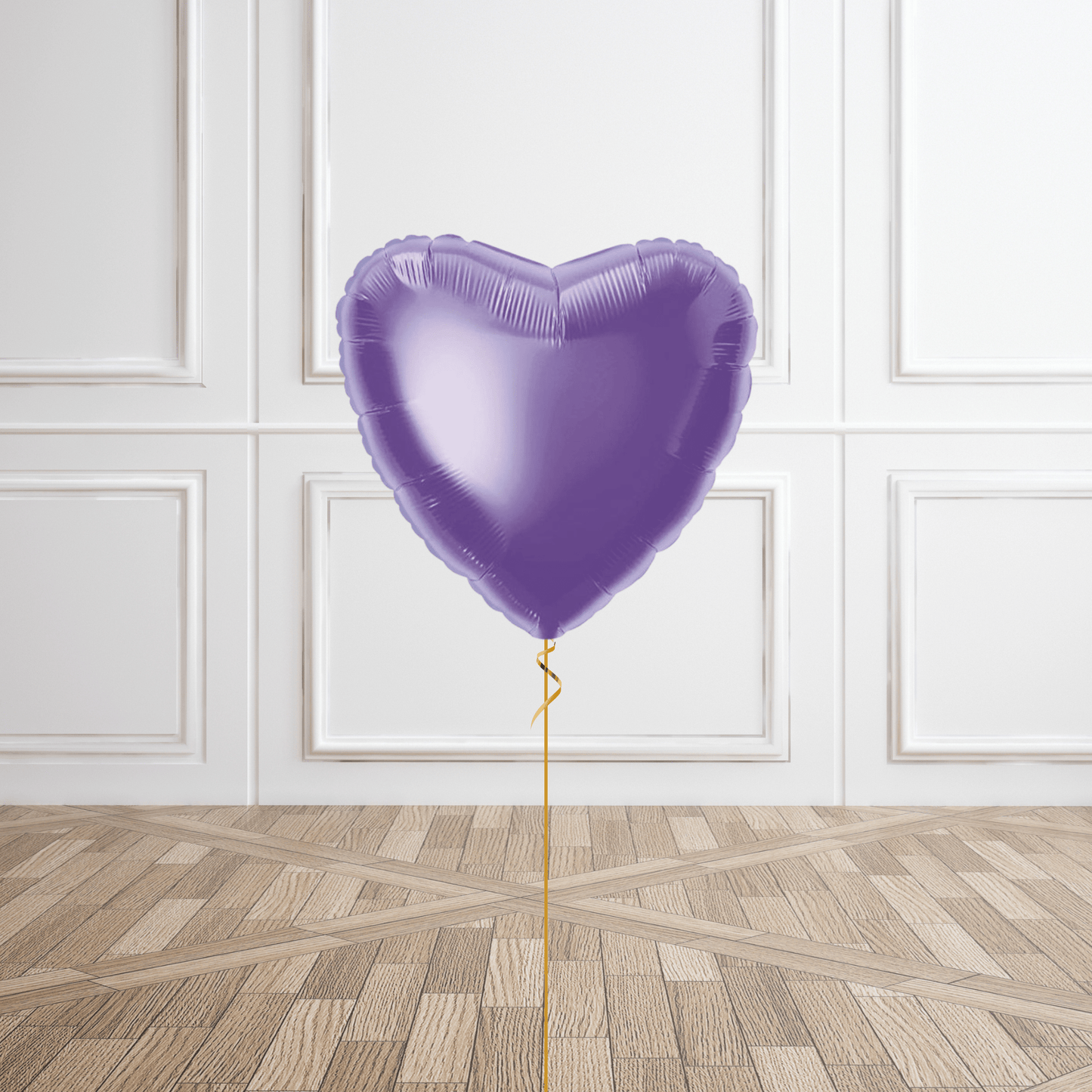 18 - Inch Solid Lavender Heart Foil Balloon | The Party Hut