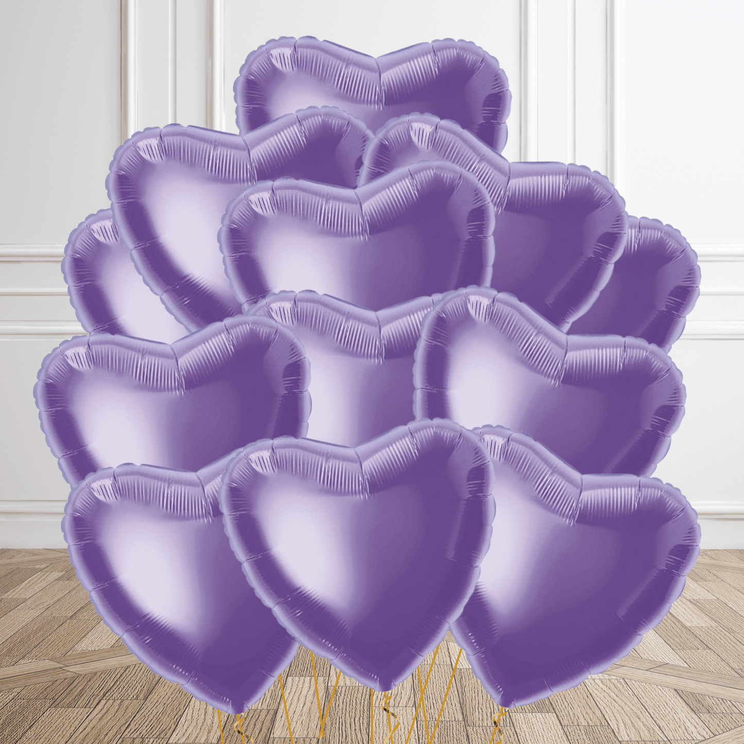 18 - Inch Solid Lavender Heart Foil Balloon | The Party Hut