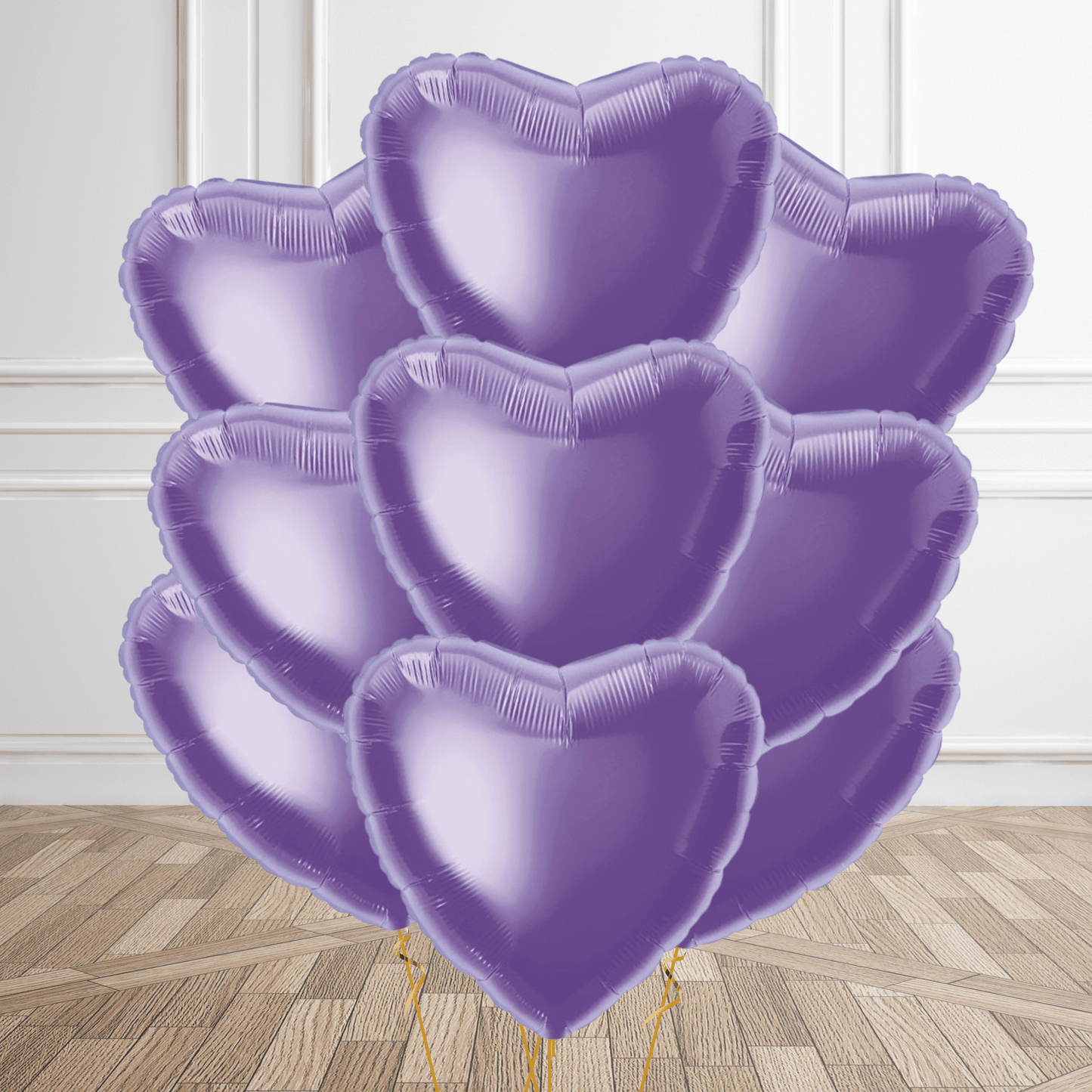 18 - Inch Solid Lavender Heart Foil Balloon | The Party Hut