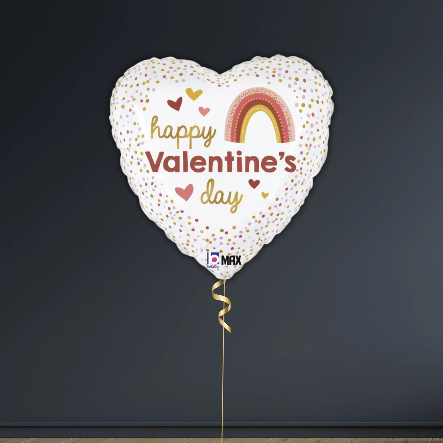 18" Rainbow Valentine Foil Balloon | The Party Hut