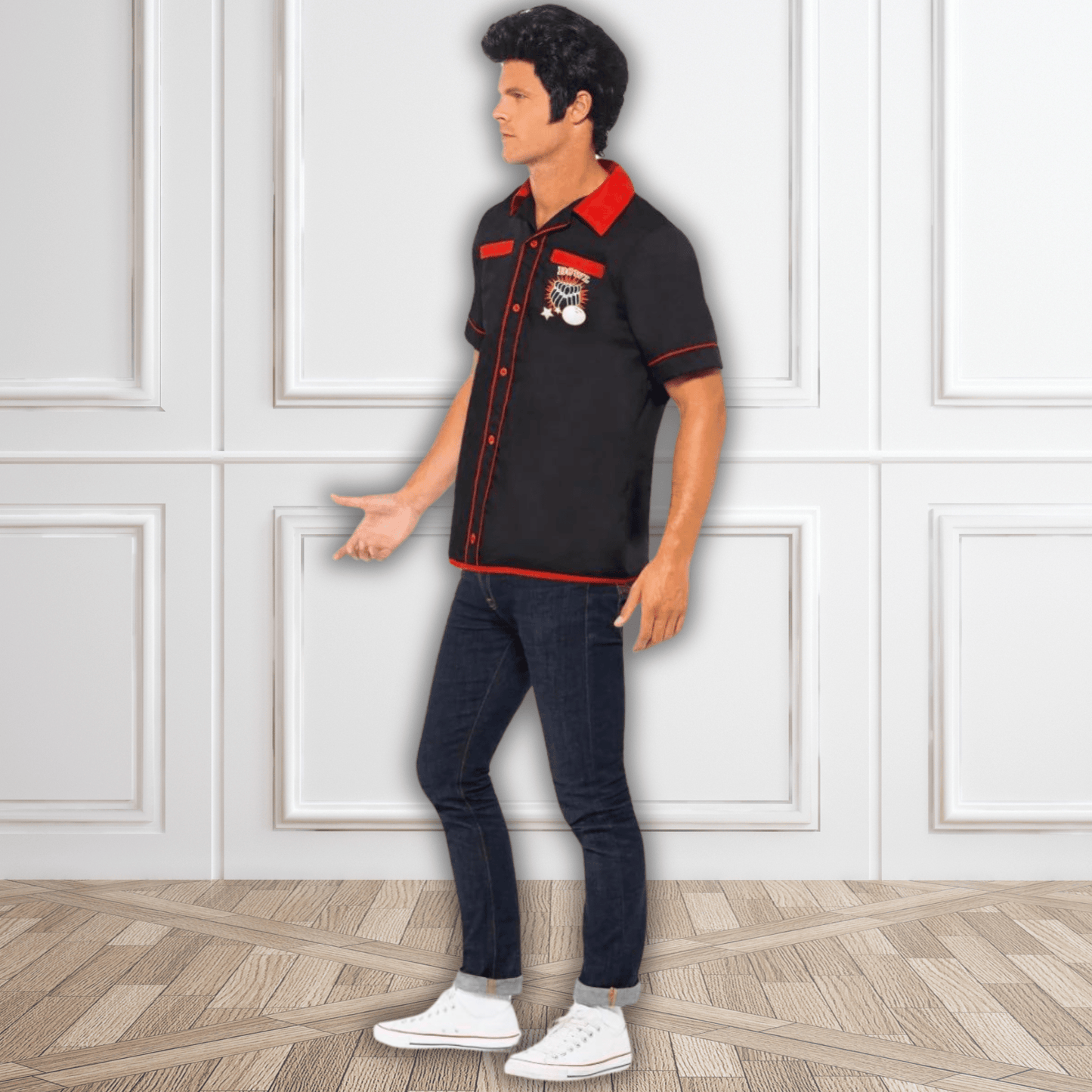 1950s Retro Bowling Shirt - Rock 'n' Roll Cool | The Party Hut