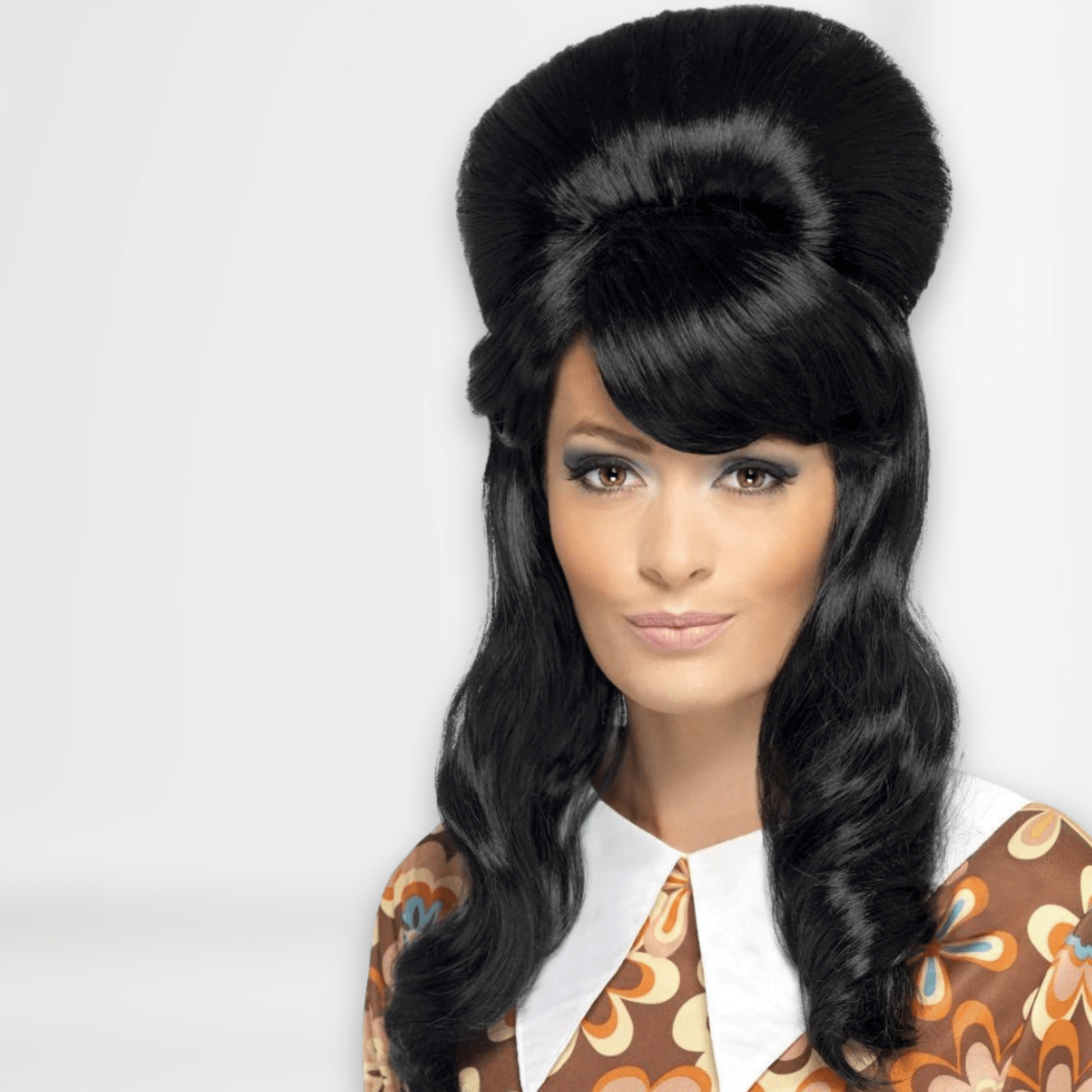 1960s Brigitte Bouffant Wig - Retro Glam Hairdo