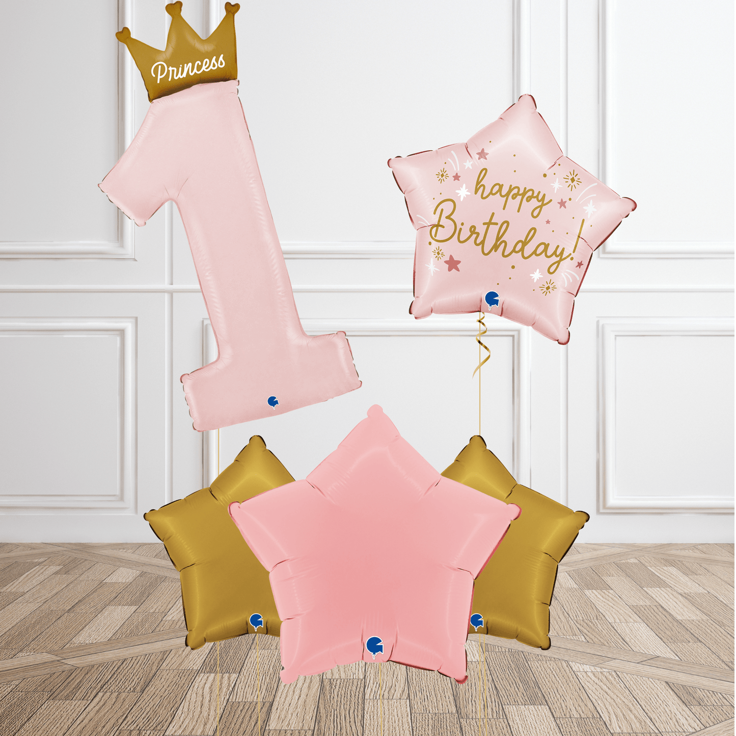 1st Birthday Princess Balloon Bouquet | The Party Hut