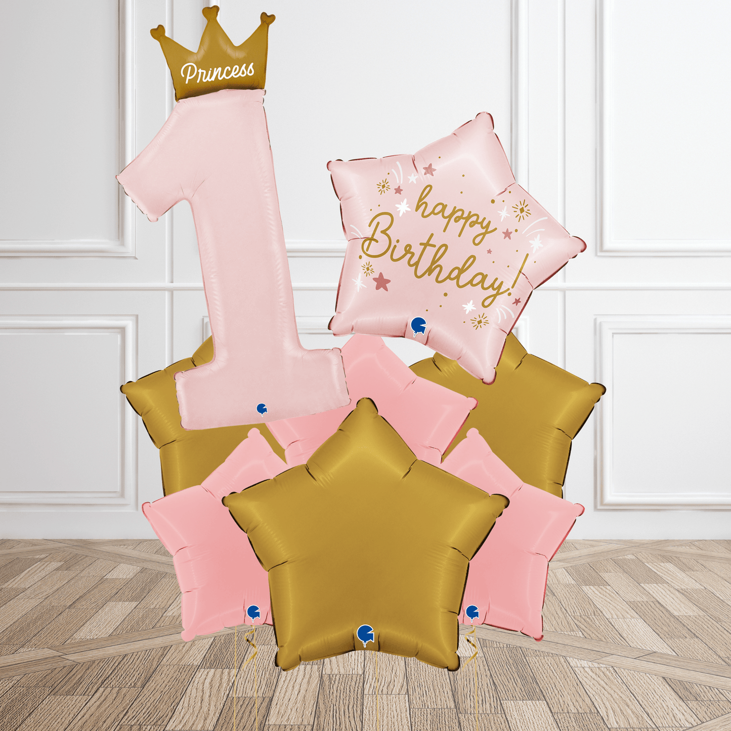 1st Birthday Princess Balloon Bouquet | The Party Hut