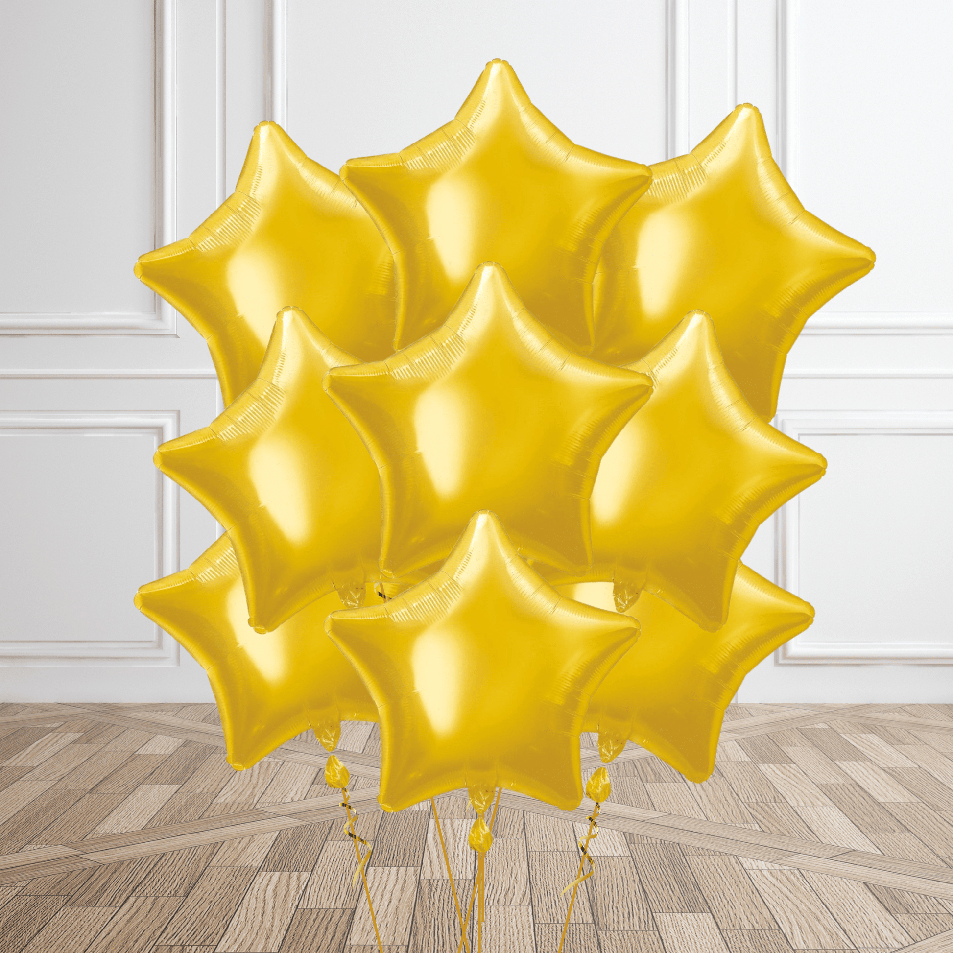 Classic Gold Star Foil Balloon Package