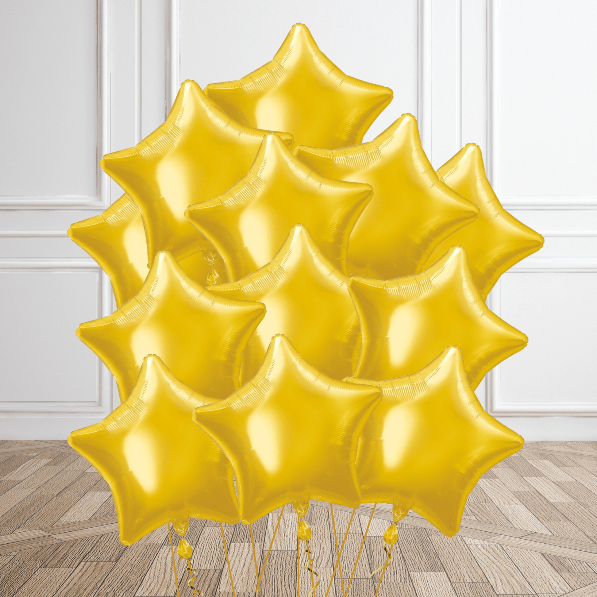 Classic Gold Star Foil Balloon Package