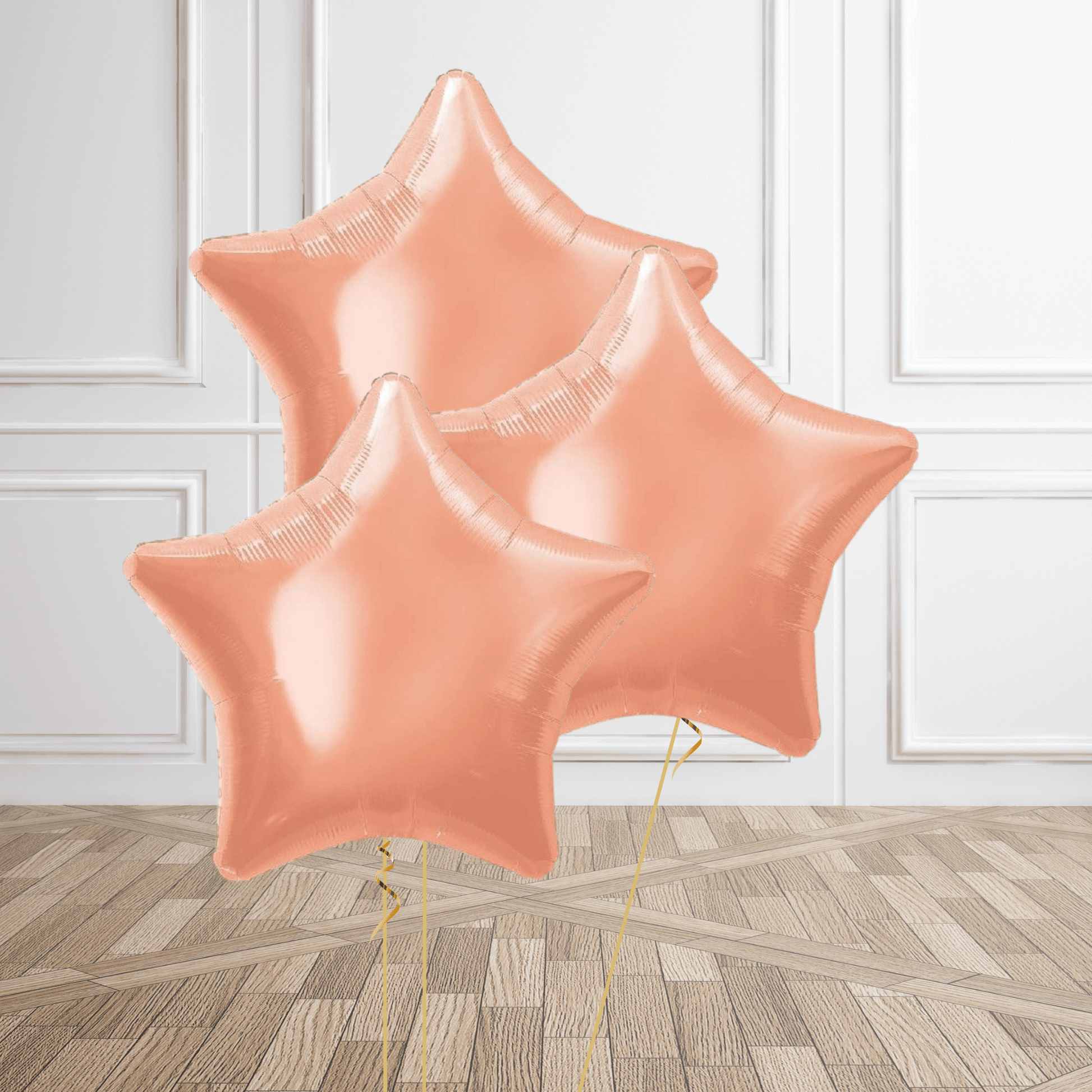 Rose Gold Star Foil Balloon Package