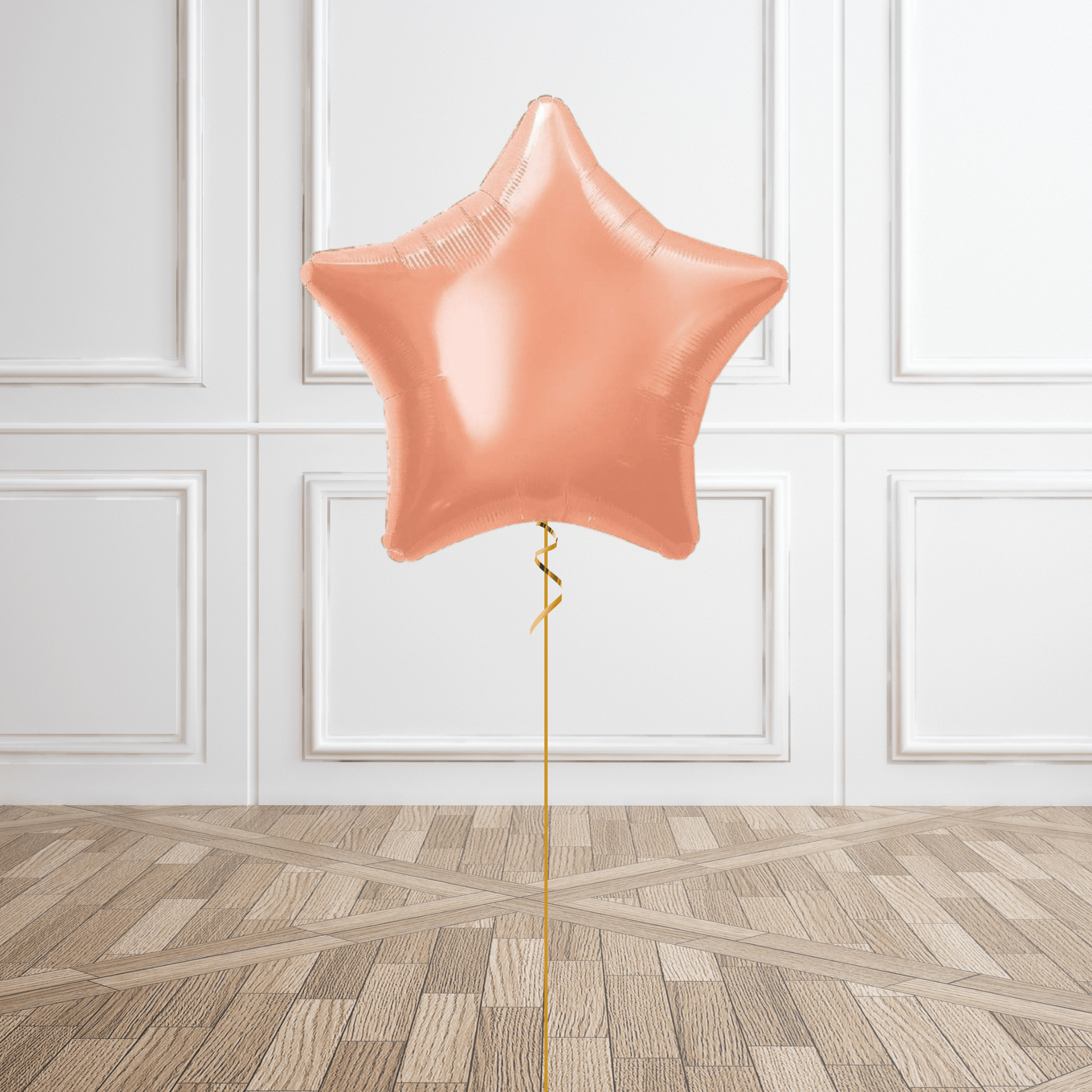 Rose Gold Star Foil Balloon Package