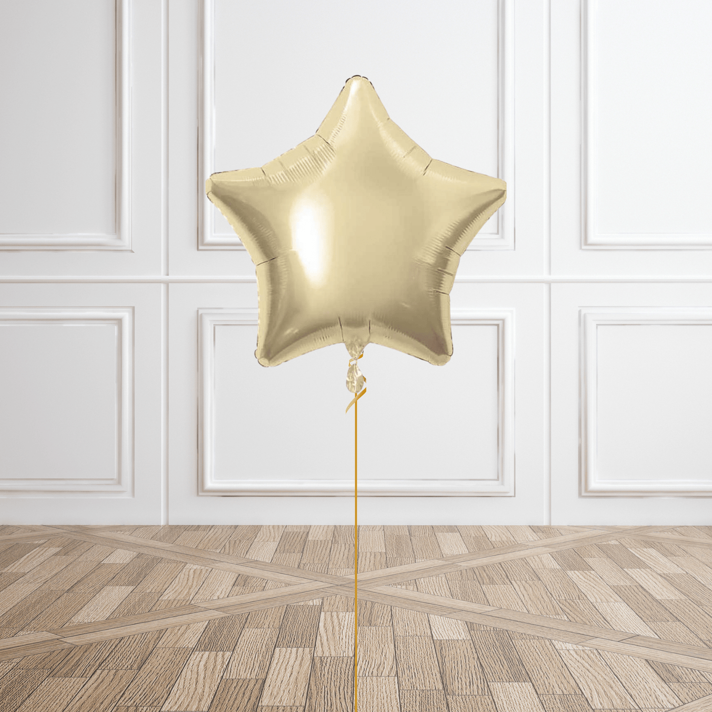 20 - Inch White Gold Star Foil Balloon | The Party Hut