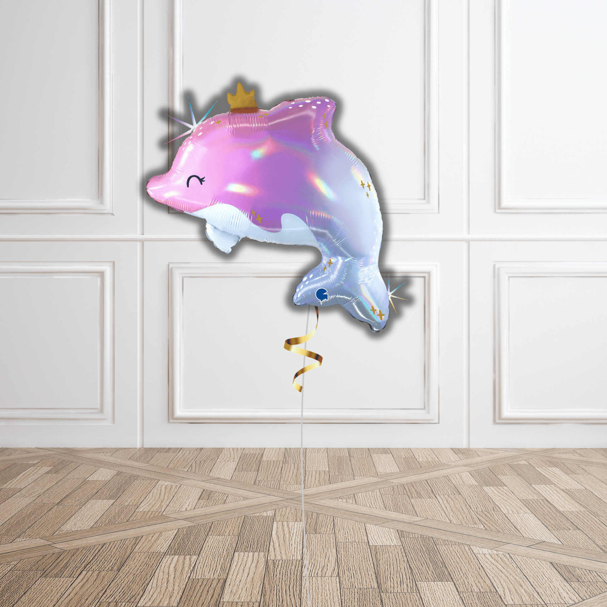 27-inch Glowy Dolphin Foil Balloon