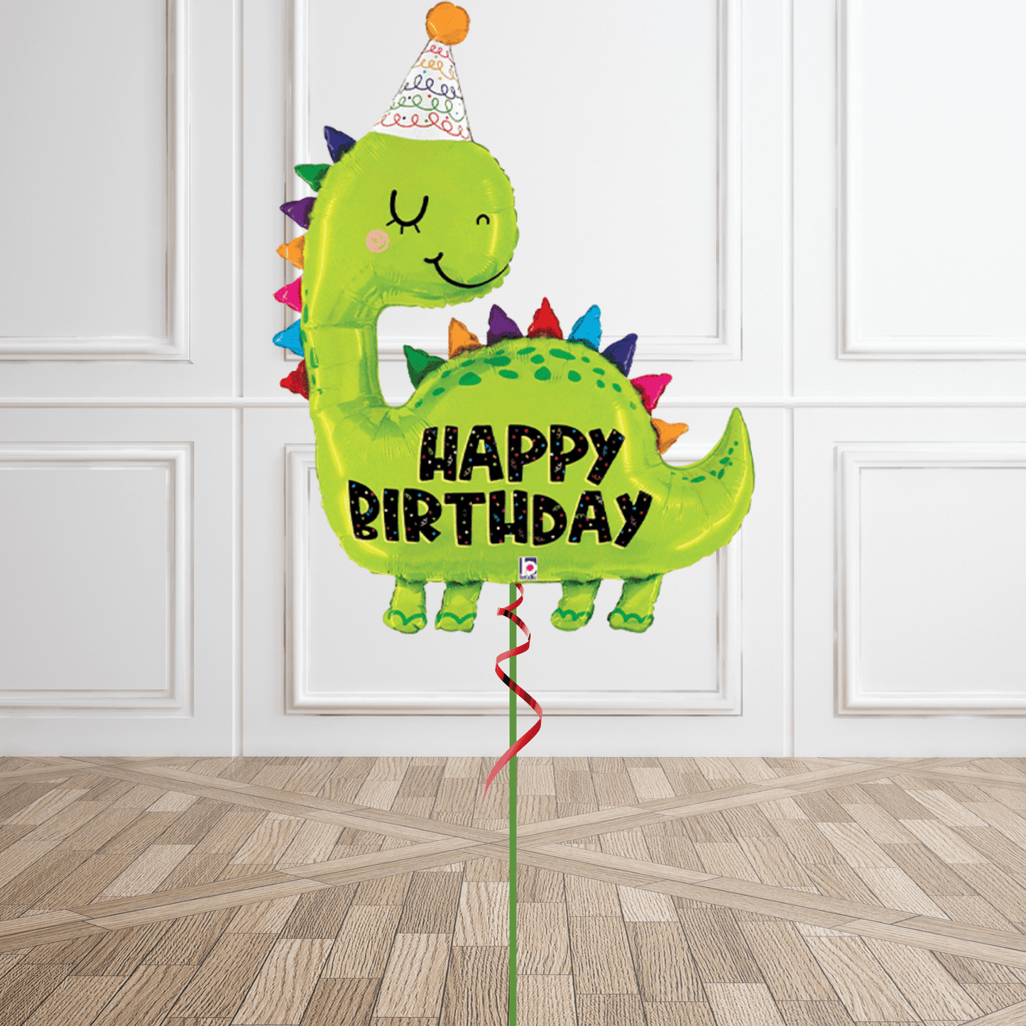 38 - Inch Dinosaur Happy Birthday Foil Balloon | The Party Hut