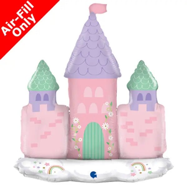 40 inch Magical Castle Standup Foil Balloon | The Party Hut