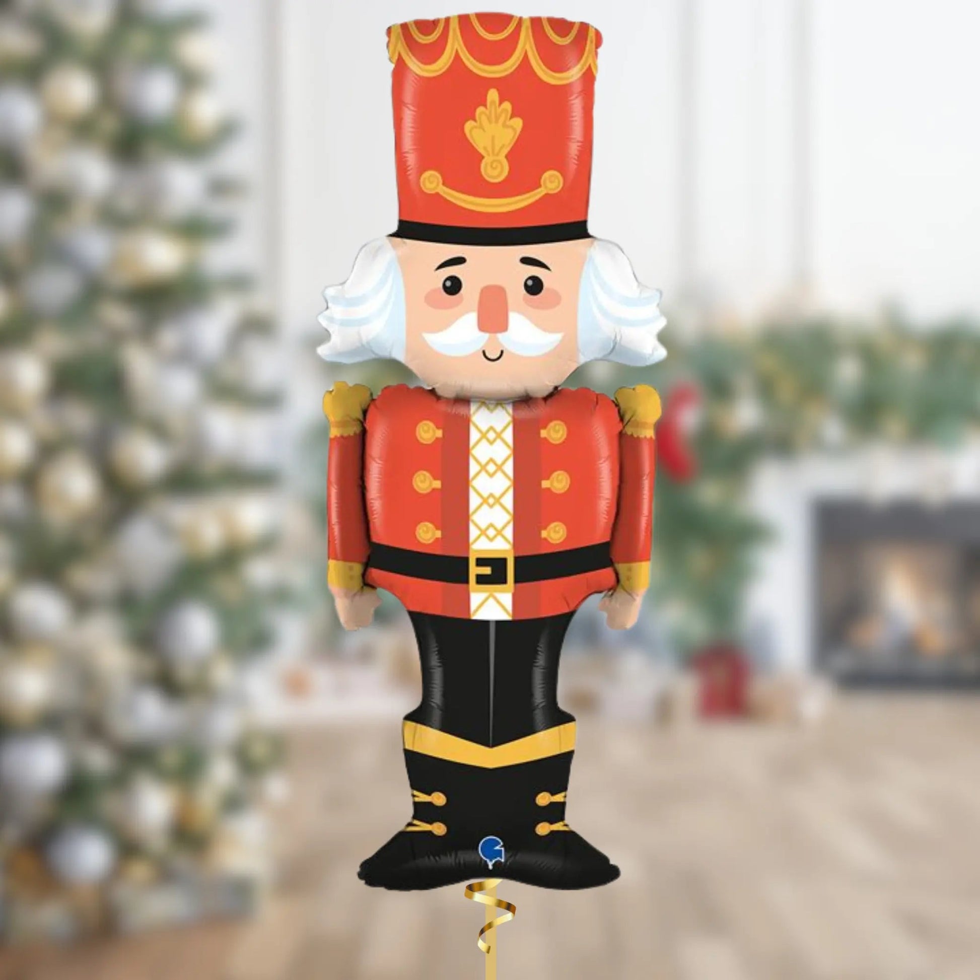 50-inch Nutcracker Foil Balloon – Festive Holiday Decoration