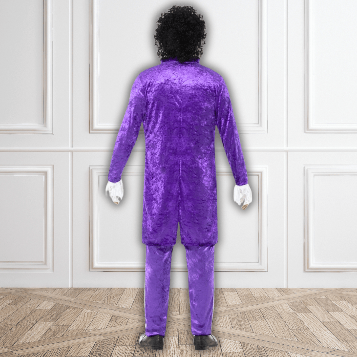 80s Purple Pop Icon Musician Costume | The Party Hut