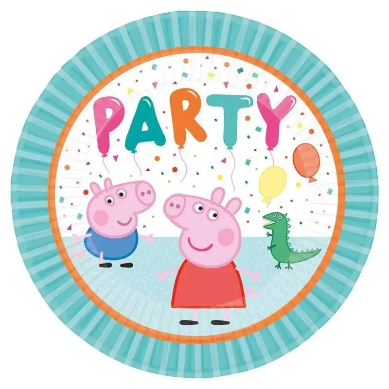 8pk Peppa Pig Paper Plates | The Party Hut