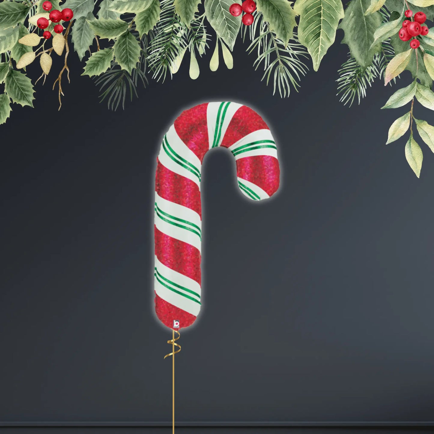 Candy Cane 35" Foil Balloon | The Party Hut