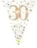 Искрящо розово злато Fizz Birthday Bunting