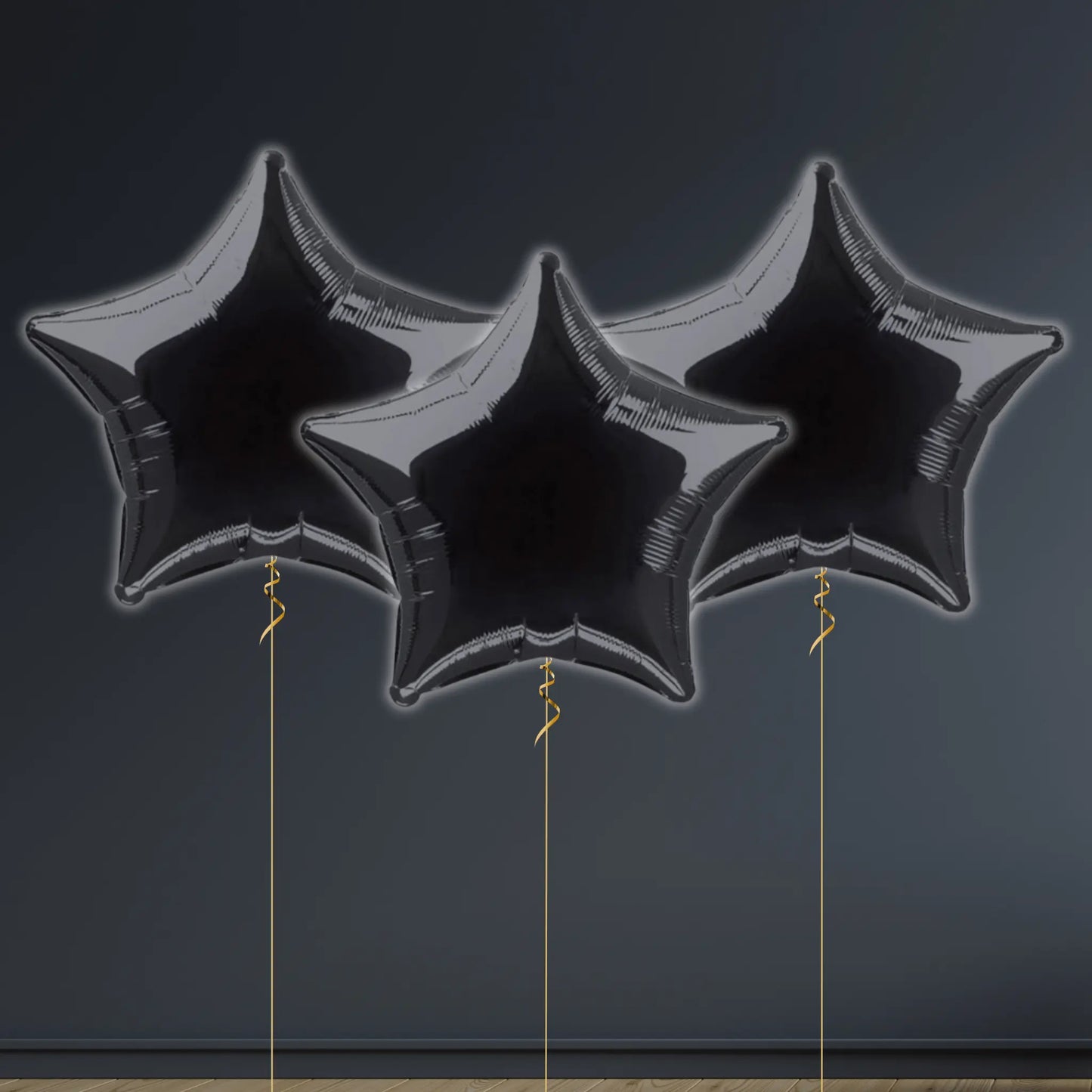 Solid Black Star Foil Balloon – 18" | The Party Hut Cheltenham