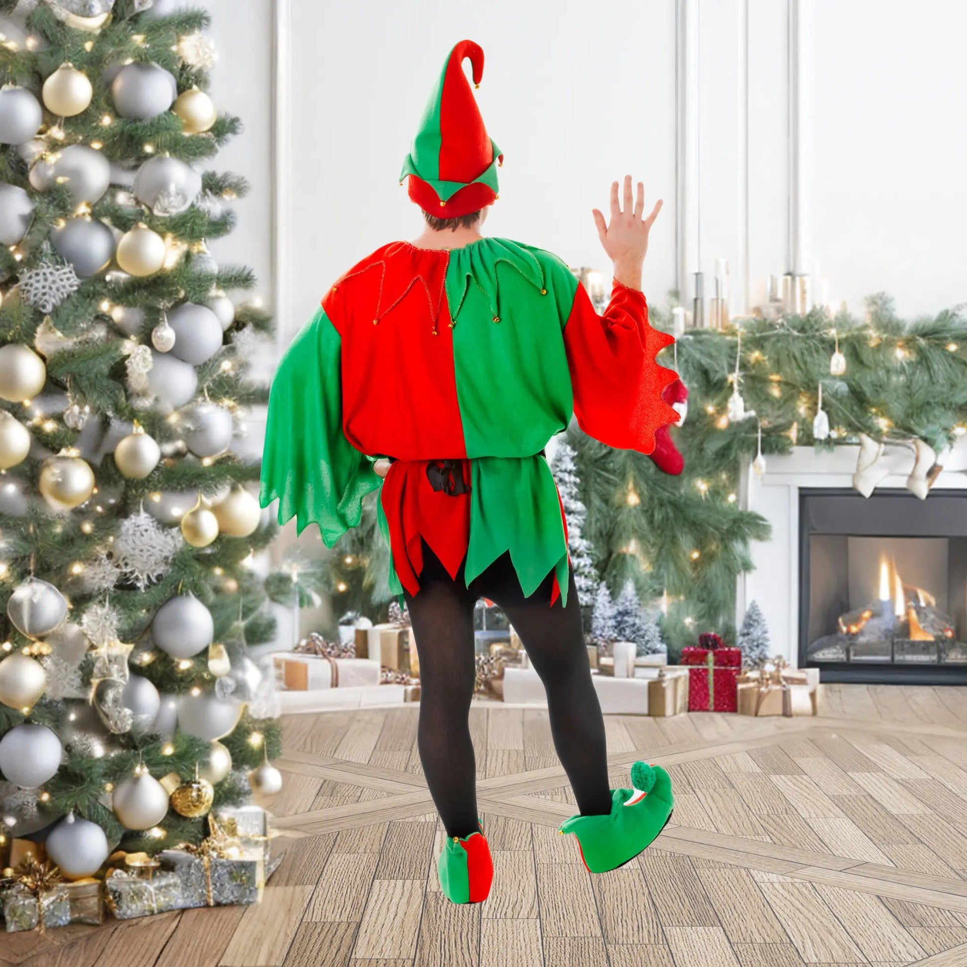 Adults Elf Santa’s Helper Costume – Fun and Festive Christmas Outfit