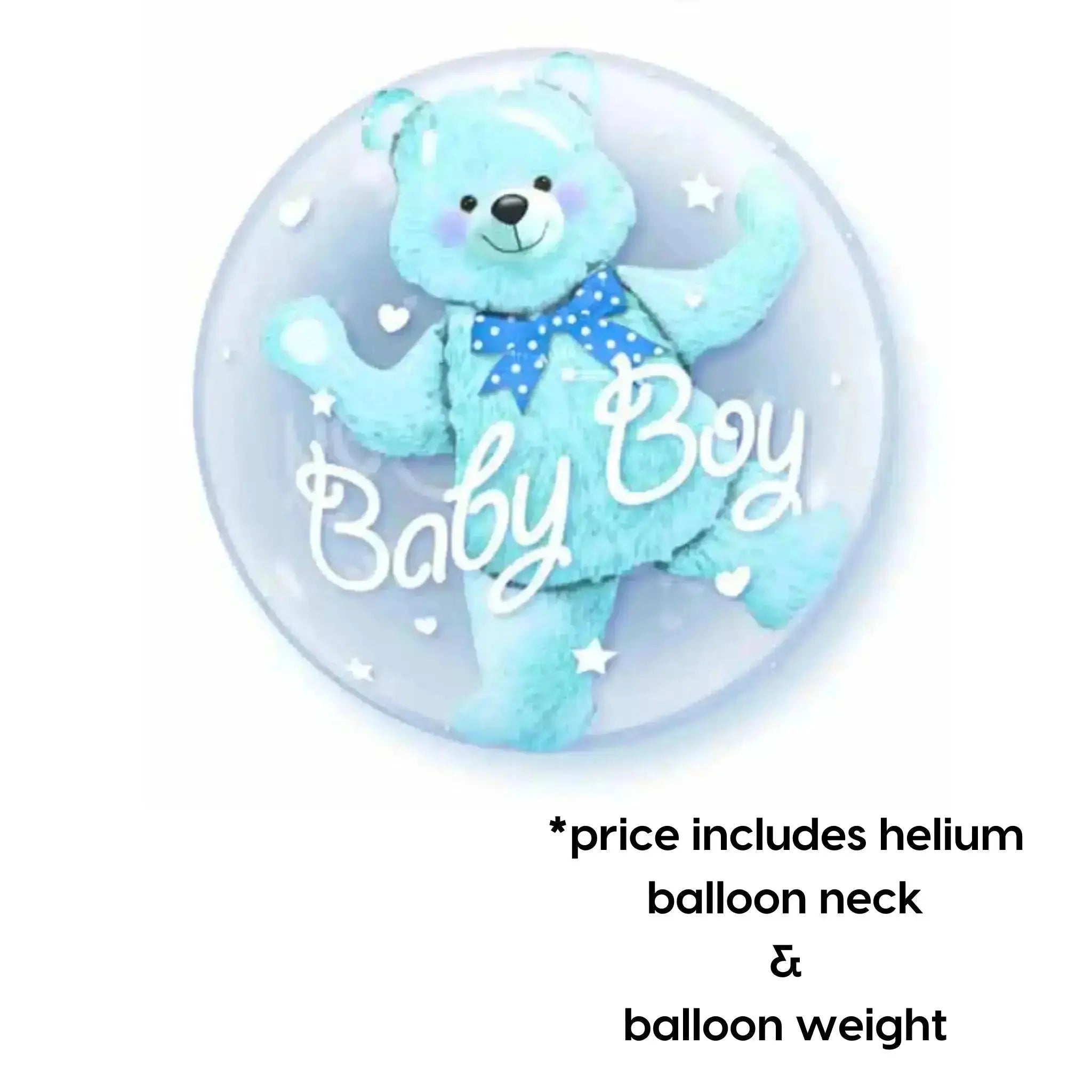 Baby Boy Teddy Balloon | The Party Hut