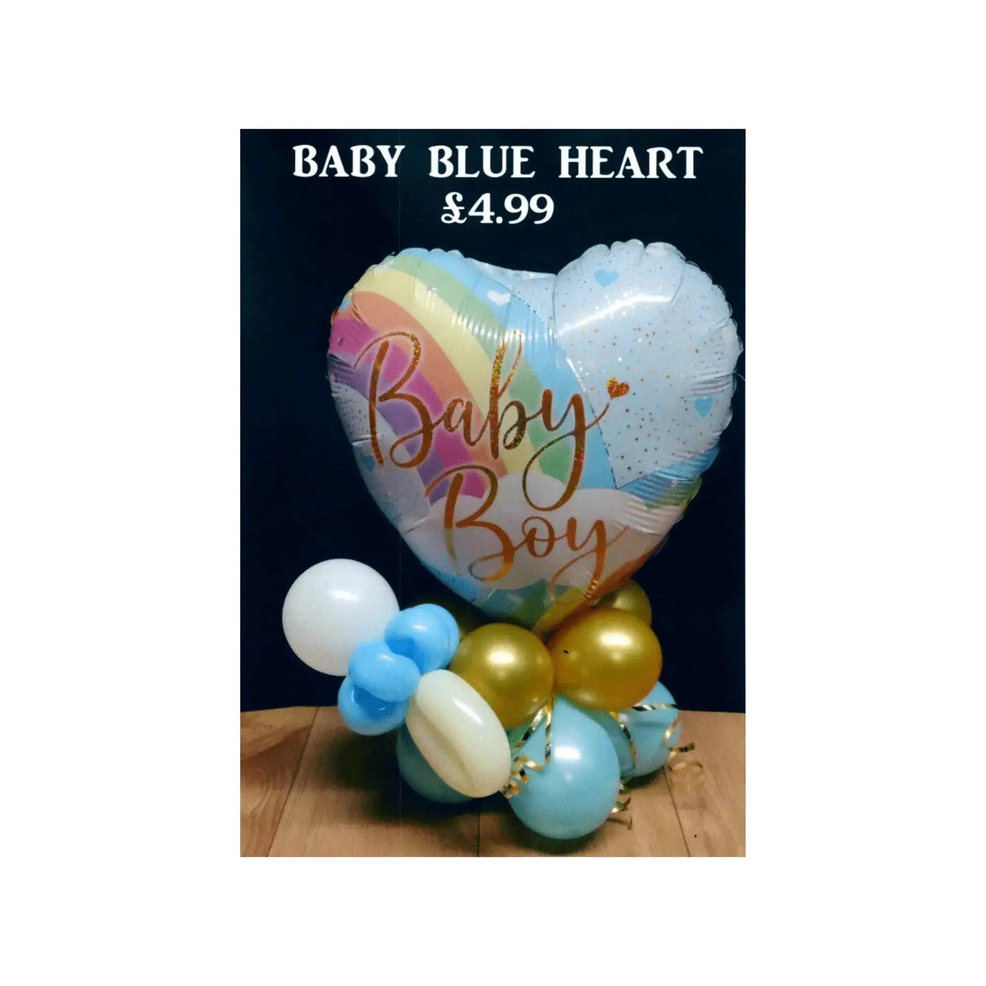 Baby Heart Balloon Display