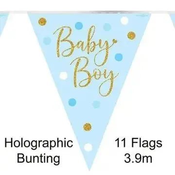 Baby Shower Sparkling Dots Bunting