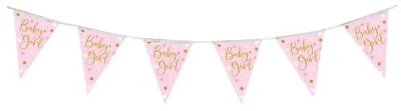 Baby Shower Sparkling Dots Bunting | The Party Hut