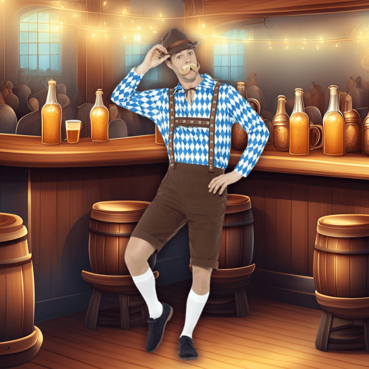 Bavarian Beer Man Costume - Oktoberfest Classic | The Party Hut