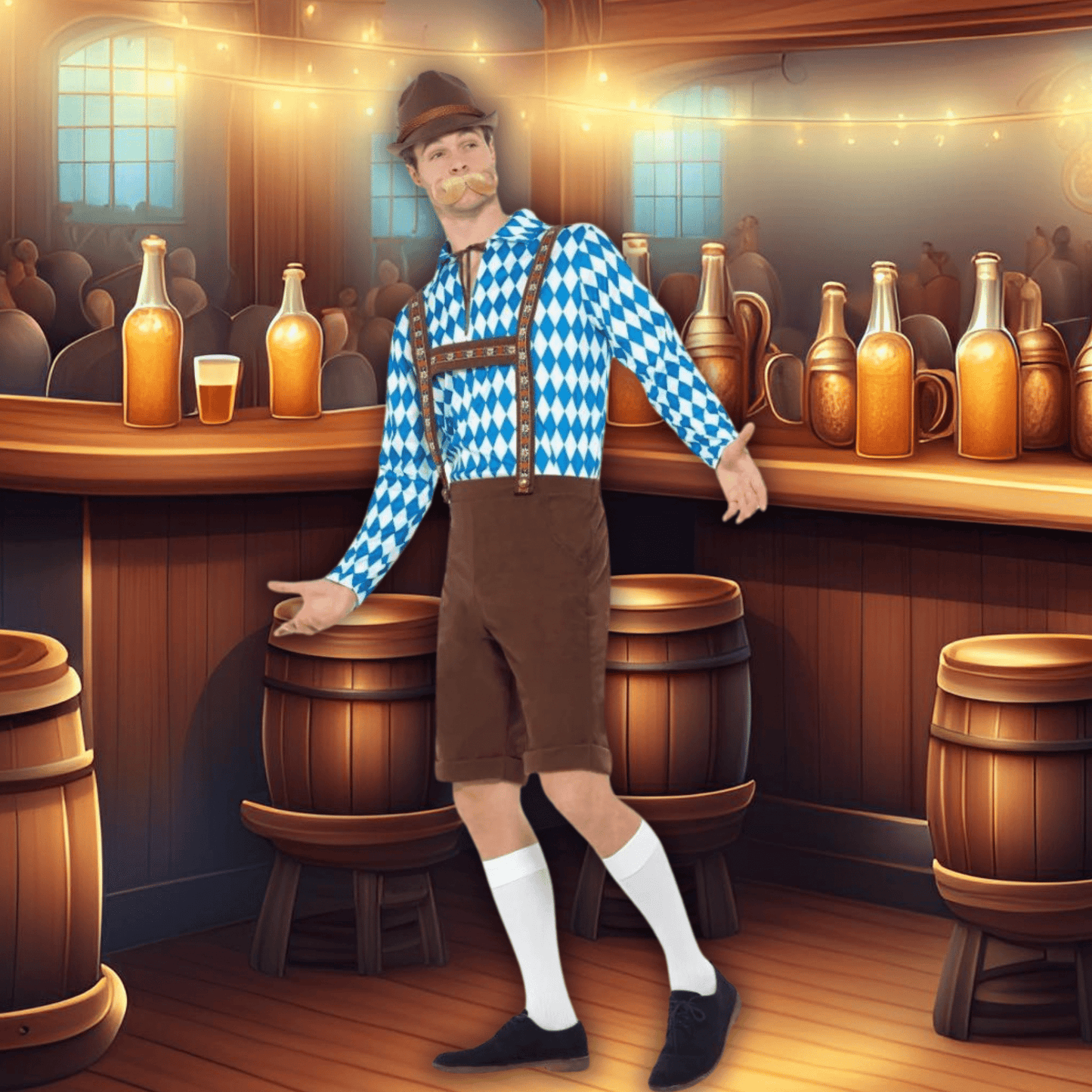 Bavarian Beer Man Costume - Oktoberfest Classic | The Party Hut