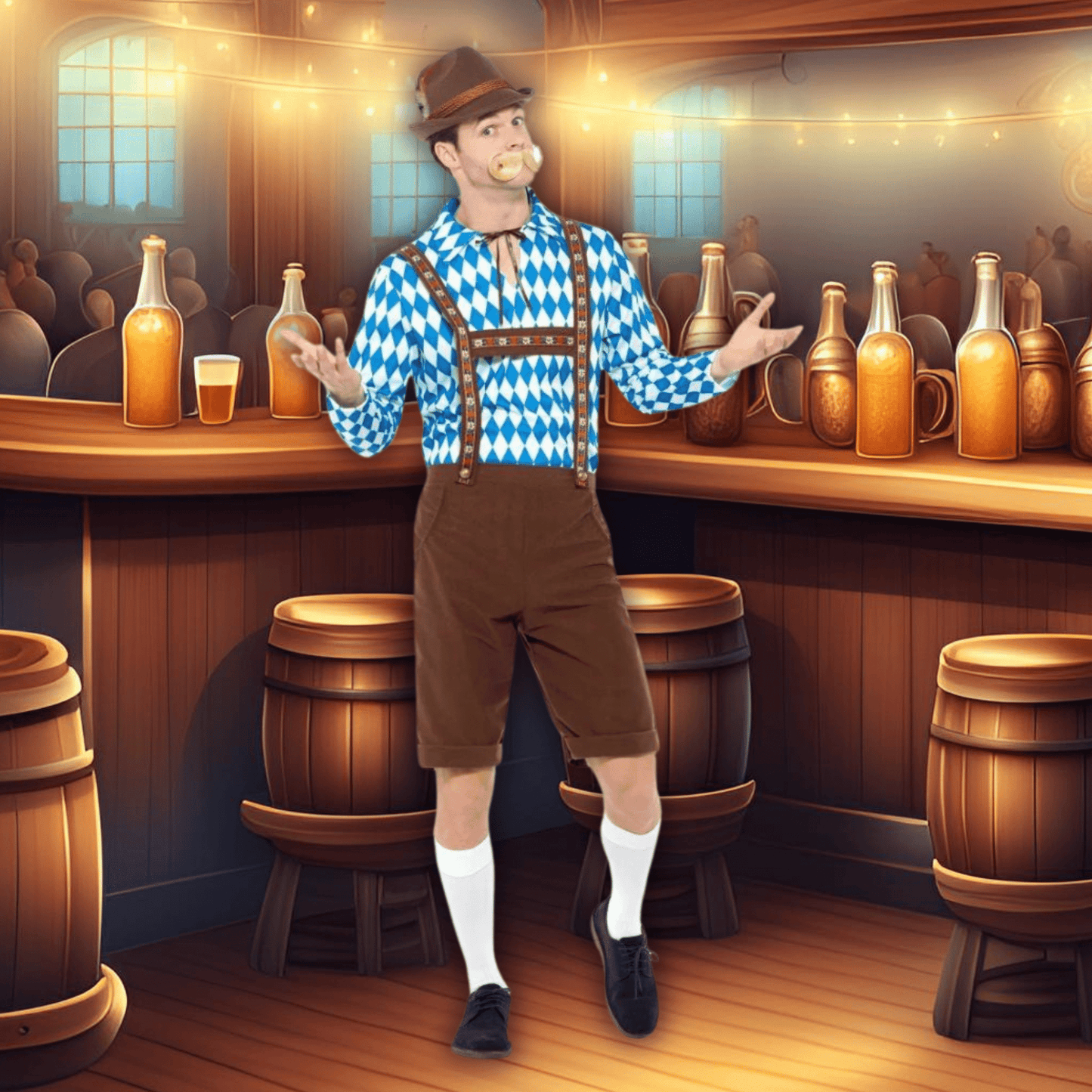 Bavarian Beer Man Costume - Oktoberfest Classic | The Party Hut