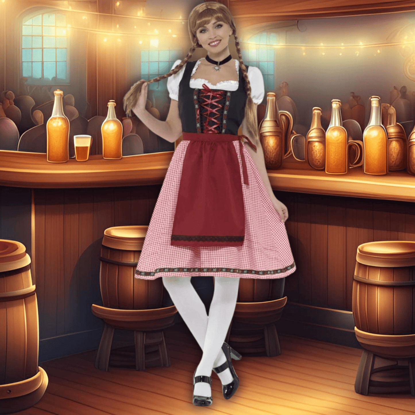 Bavarian Tavern Maid Costume | The Party Hut