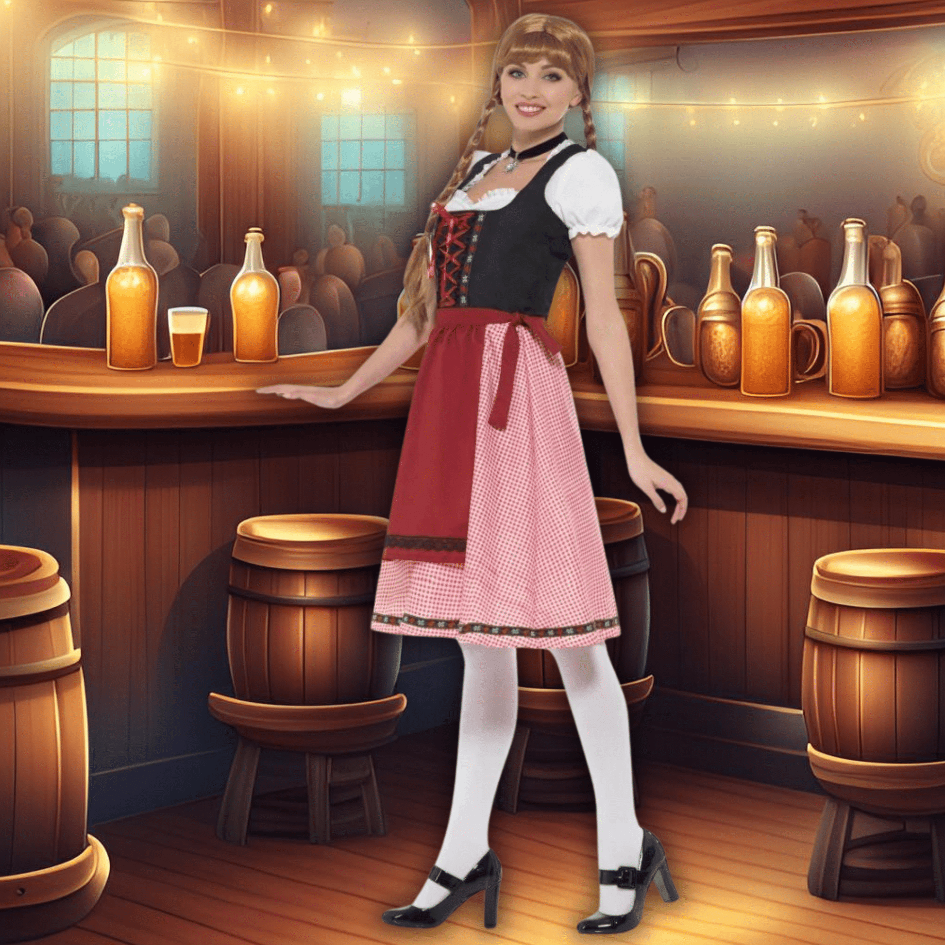 Bavarian Tavern Maid Costume