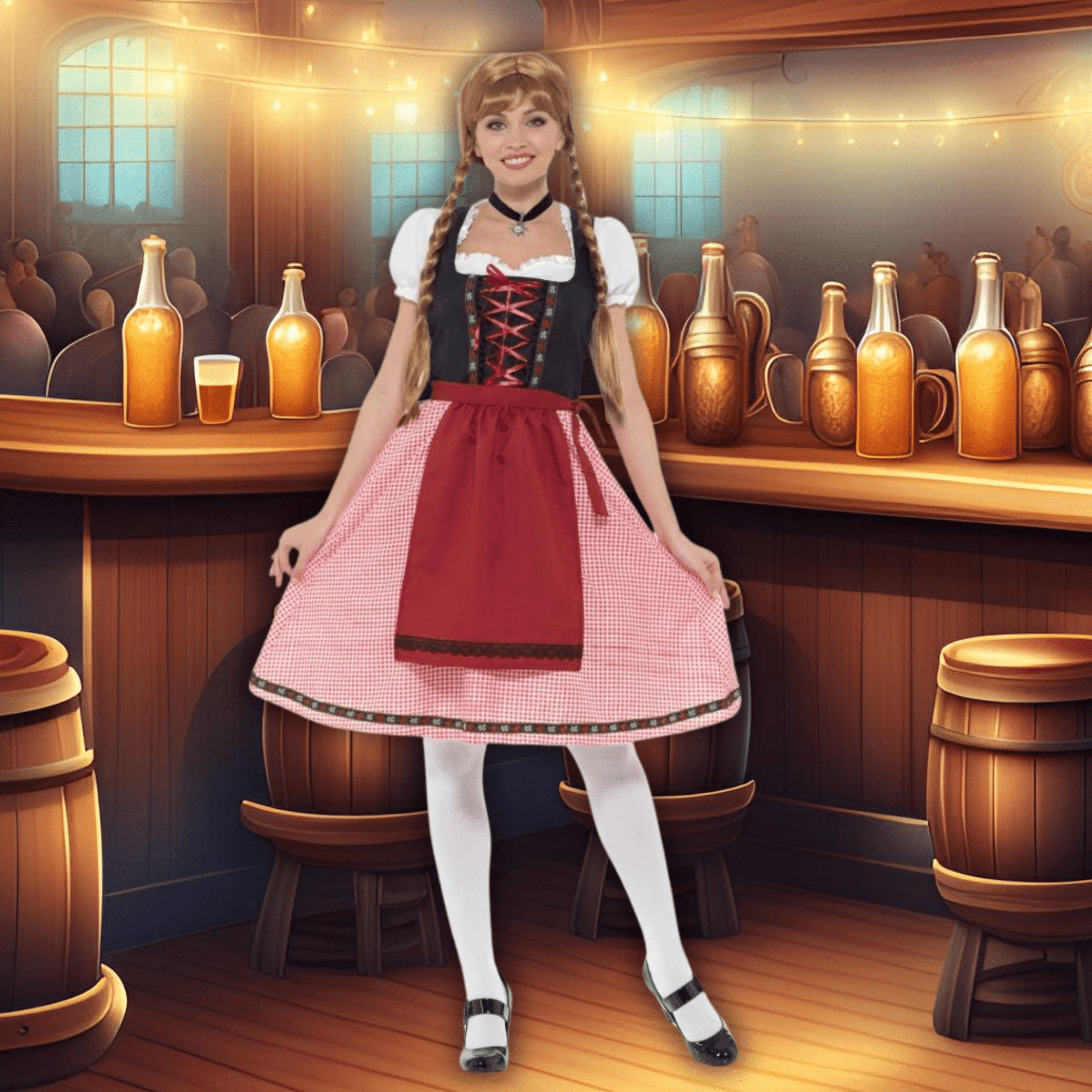 Bavarian Tavern Maid Costume