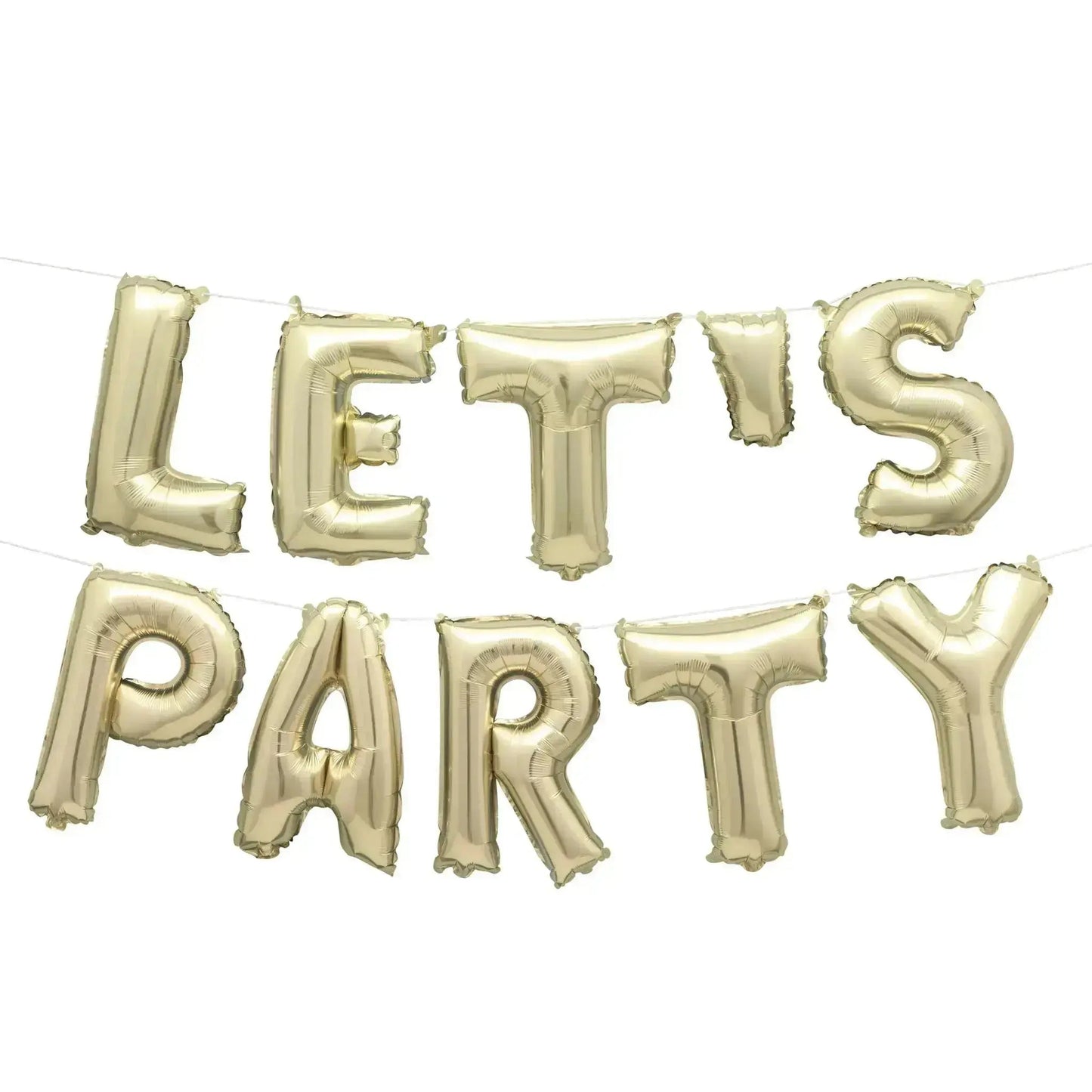 Birthday Balloon Banner - Lets Party | The Party Hut