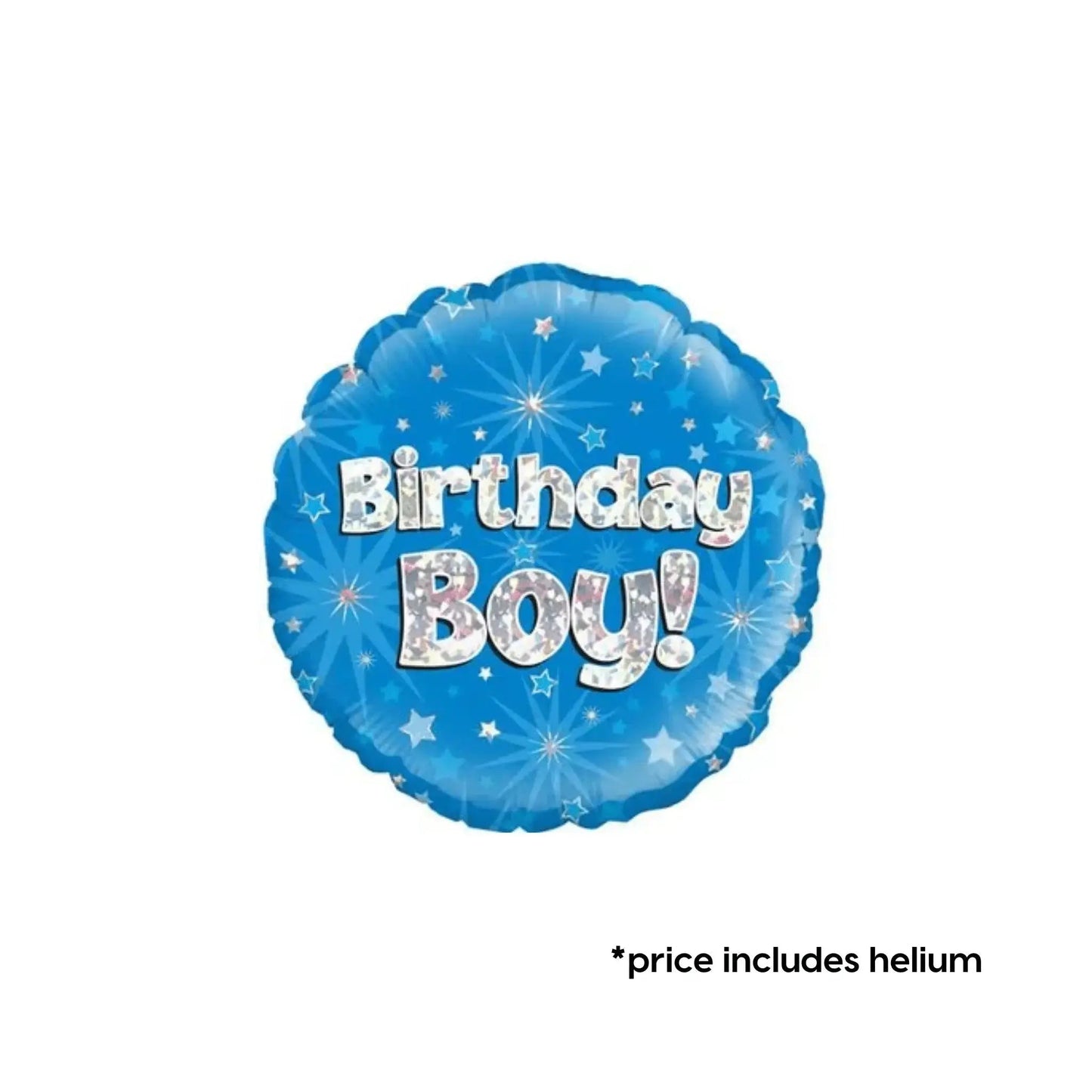 Birthday Boy Balloon (Blue Sparkle) | The Party Hut