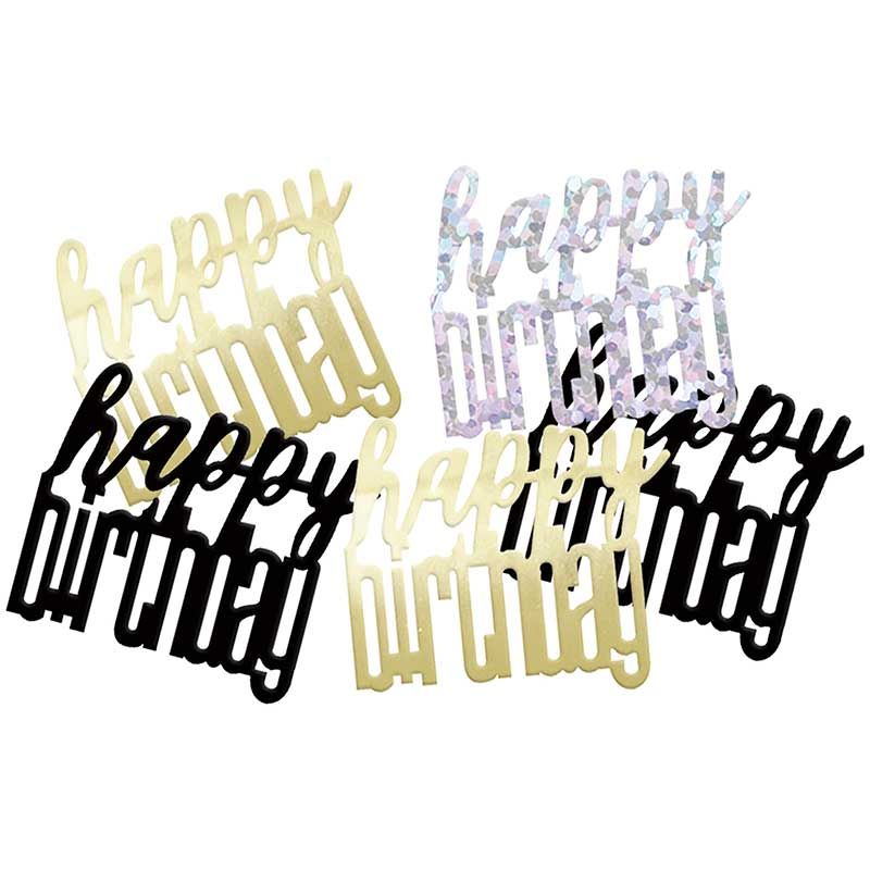 Birthday Confetti - Glitter Gold | The Party Hut