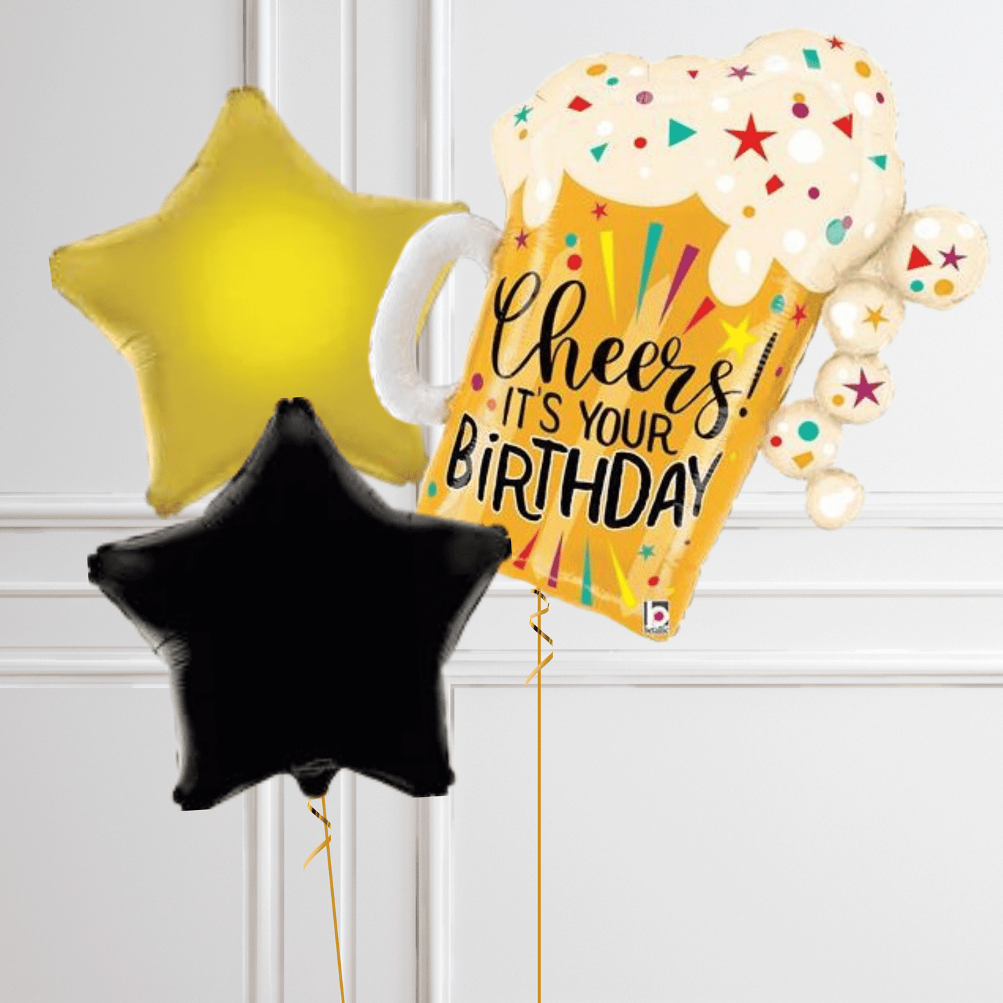 Birthday Fun Confetti Beer Foil Balloon Package | The Party Hut