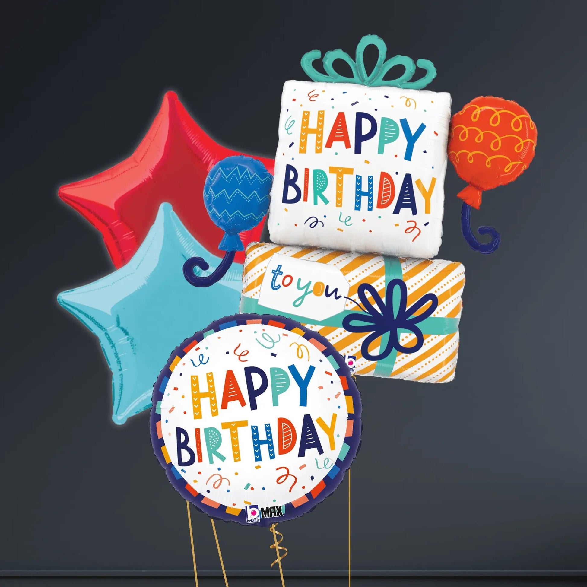 Birthday Gift Balloons – 35"