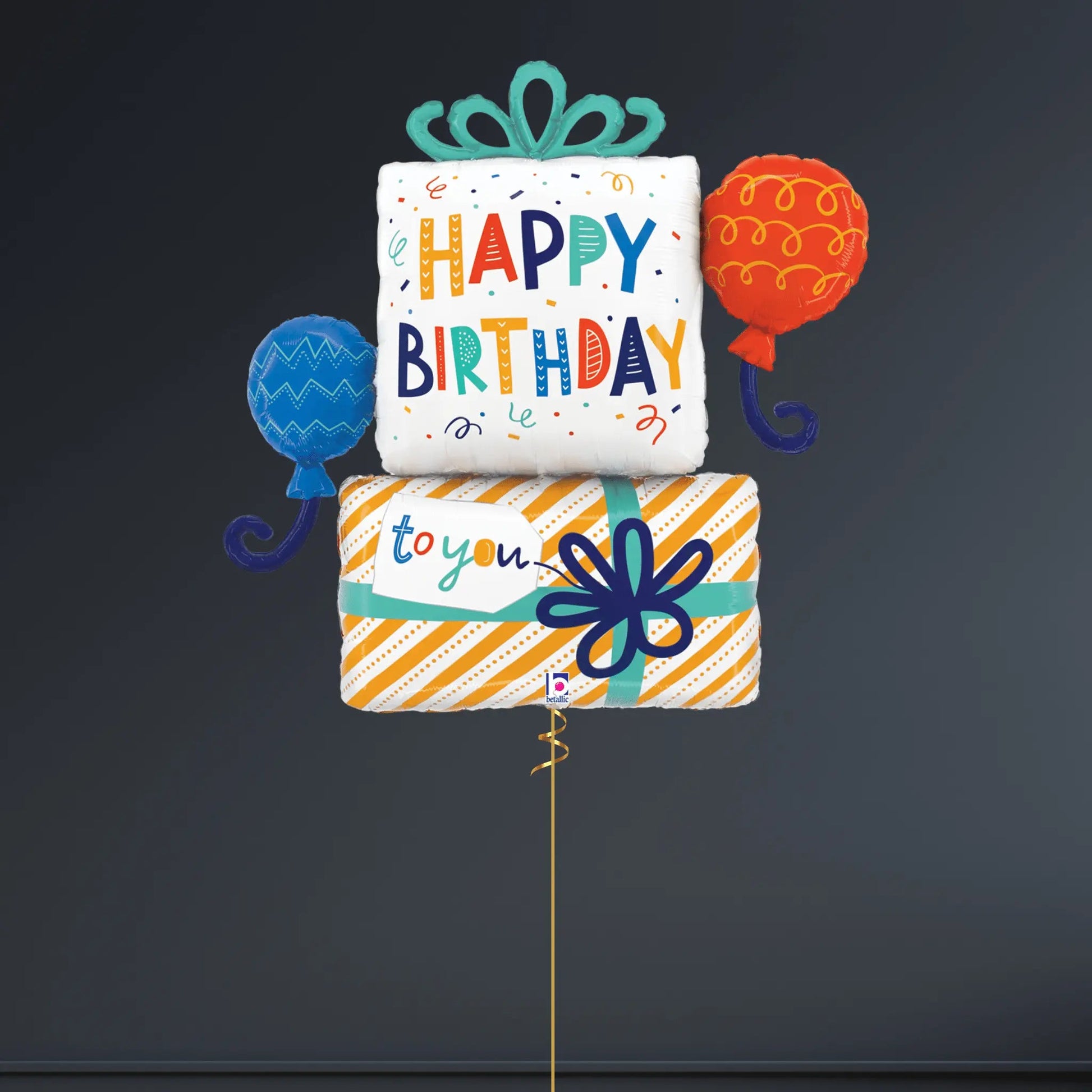 Birthday Gift Balloons – 35"